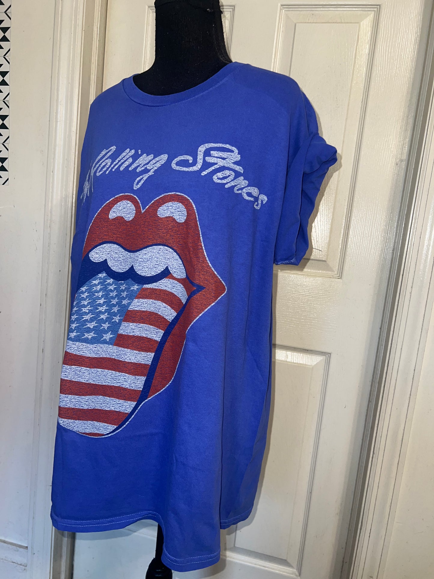 The Rolling Stones Oversized Distressed Tee