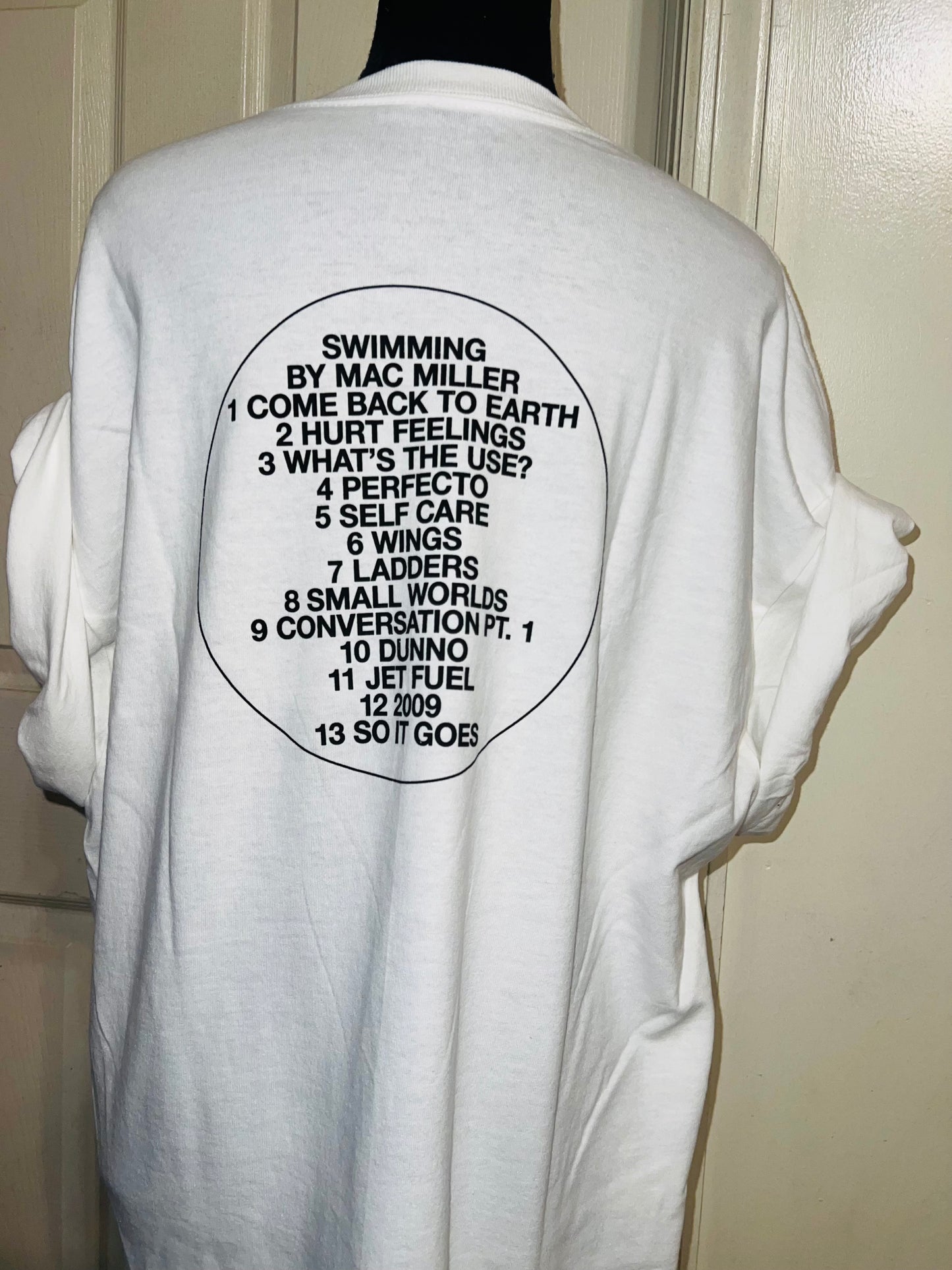 Mac Miller Swimming Double Sided Oversized Tee