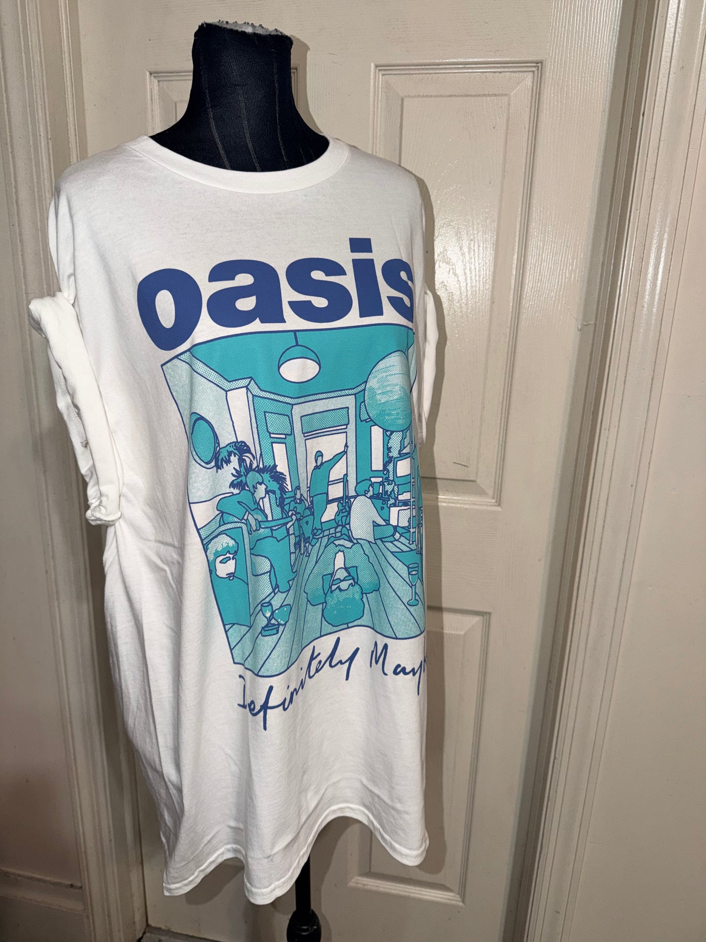 Oasis Oversized Distressed Tee
