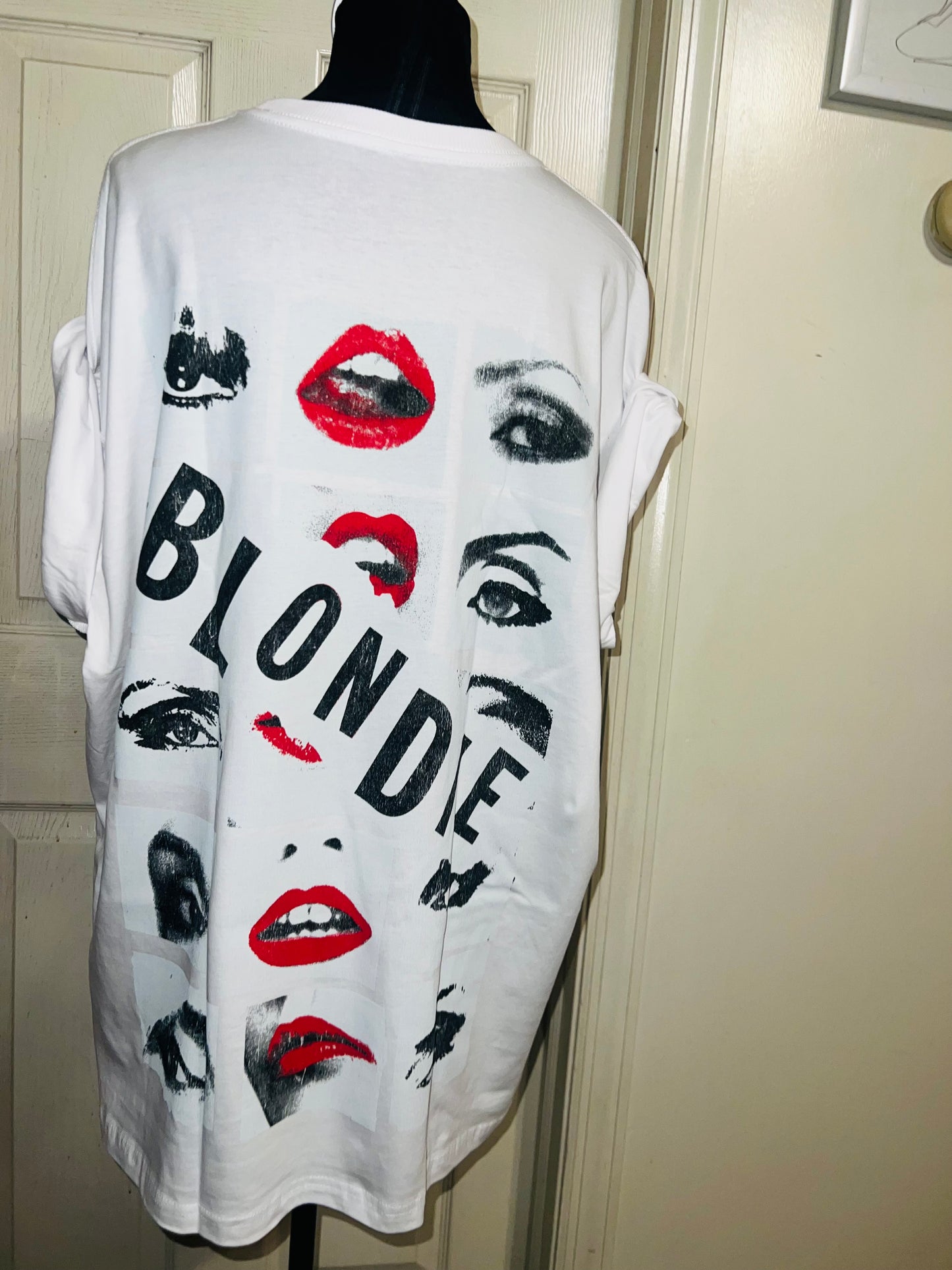 Blondie Double SIded Oversized Distressed Tee