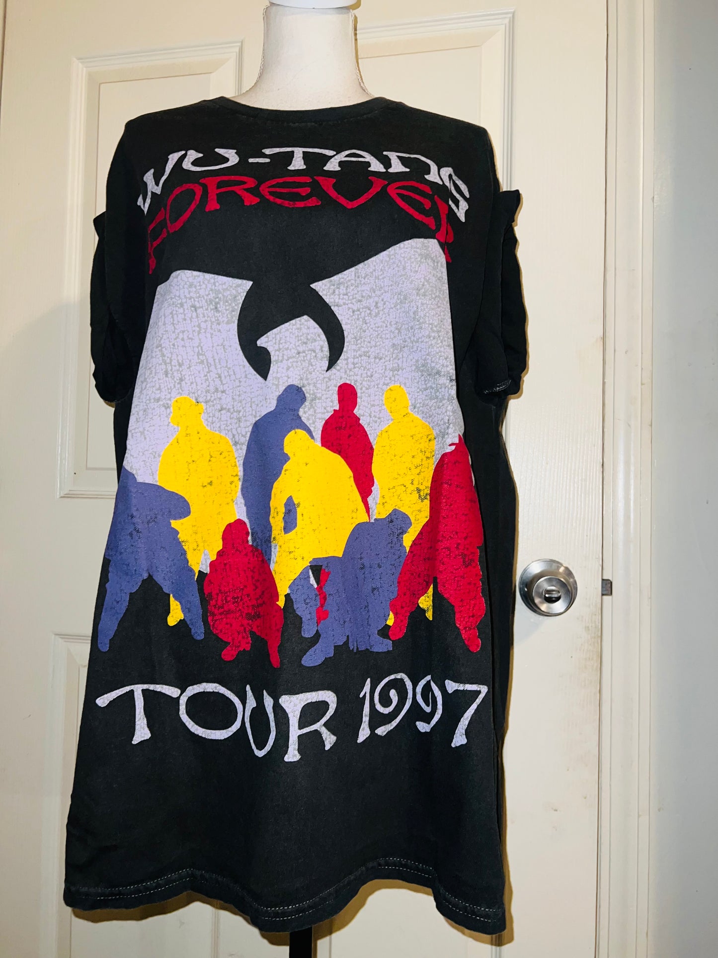 Wu-Tang Clan Oversized Distressed Tee