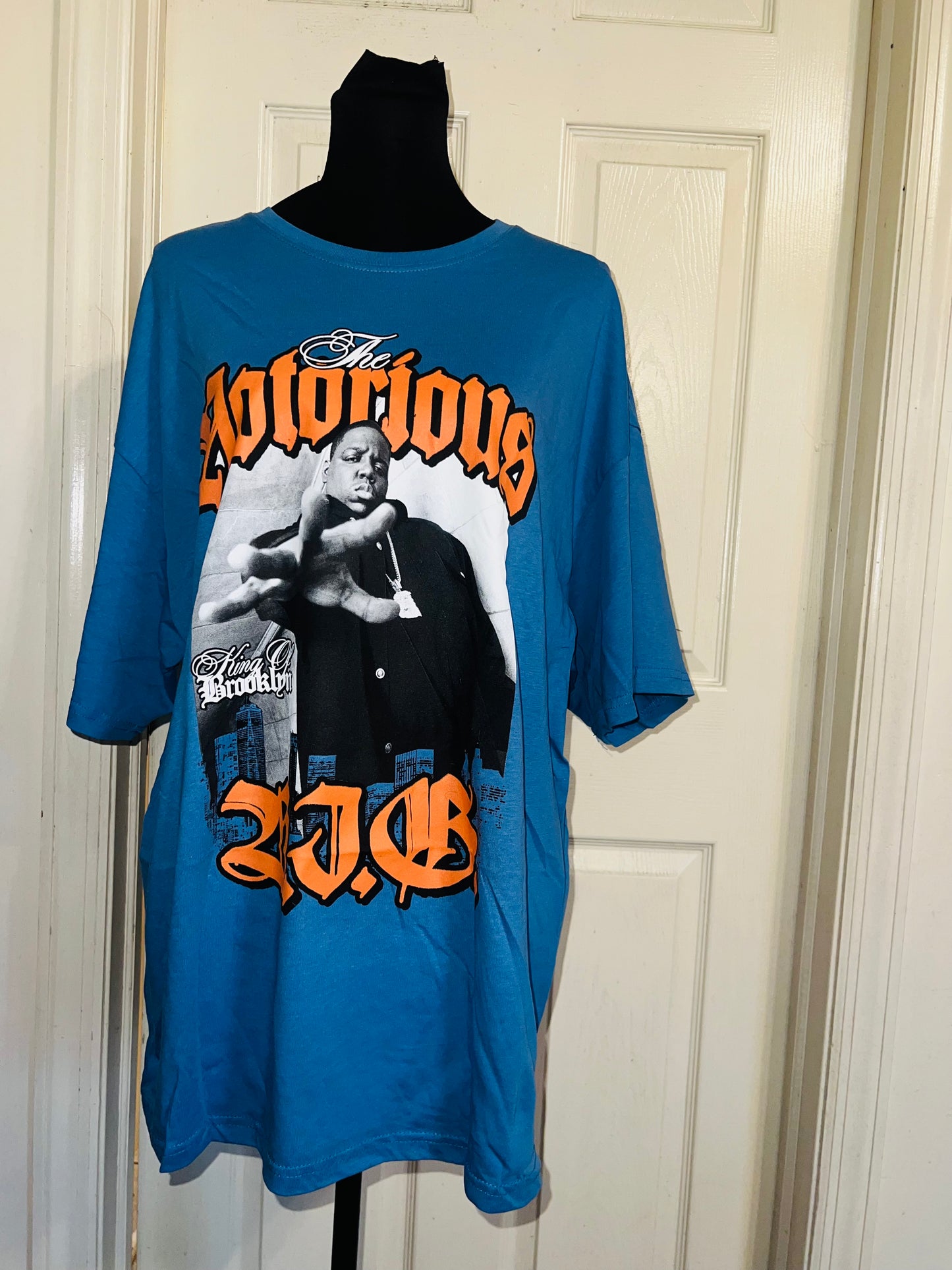Notorious BIG Oversized Distressed Tee
