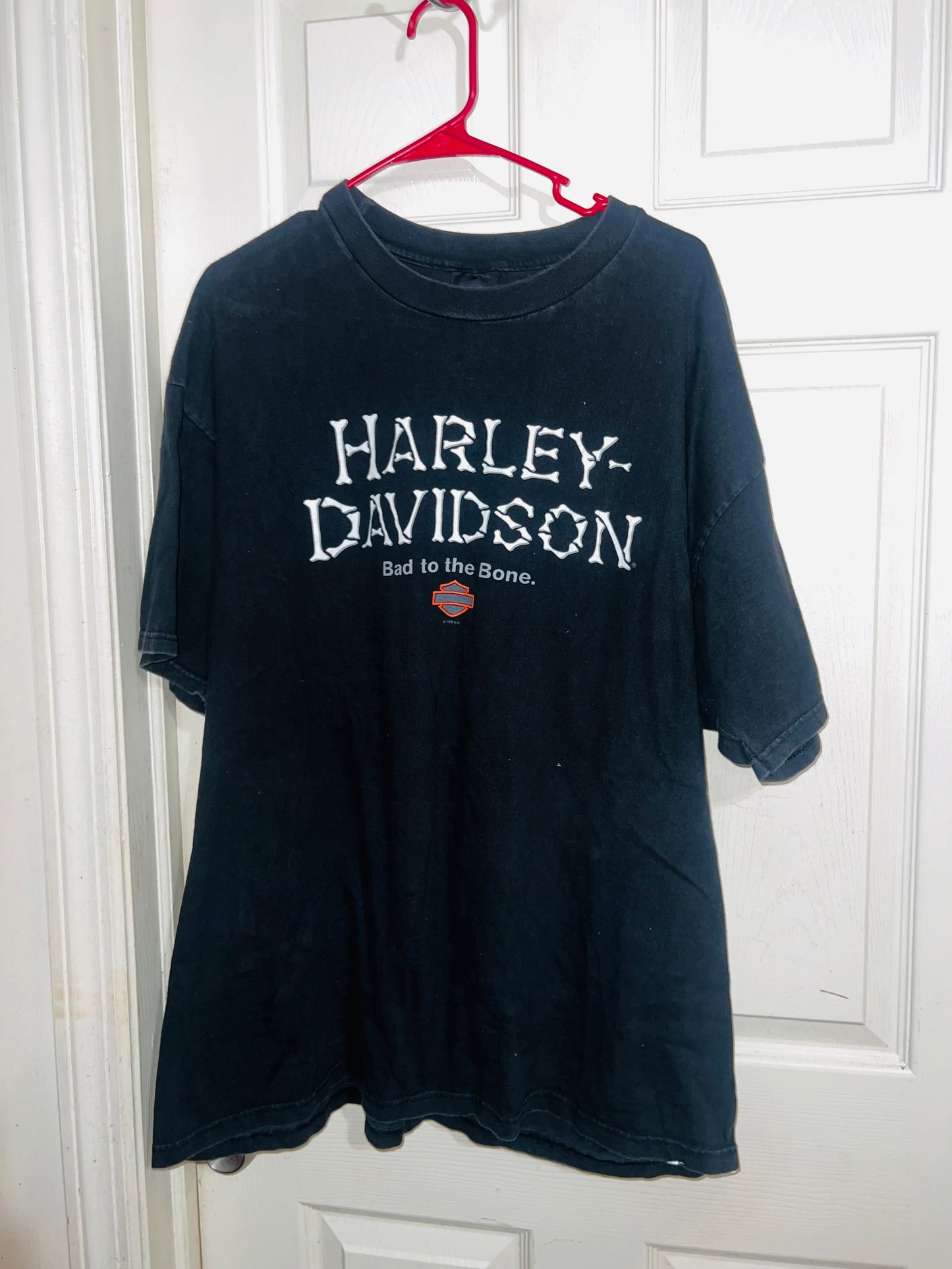 Harley Davidson Double Sided Oversized Distressed Tee