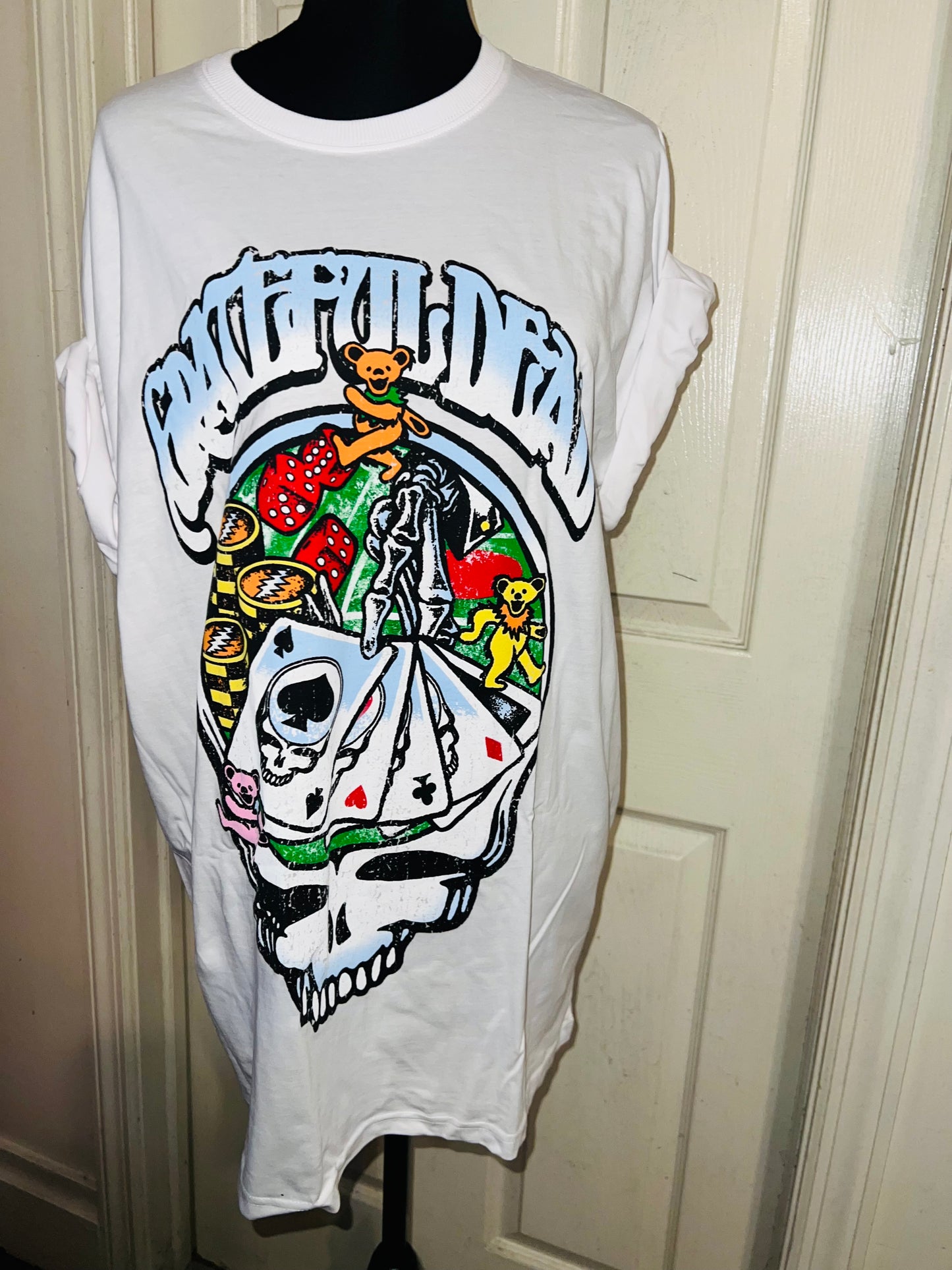 Grateful Dead Oversized Distressed Tee
