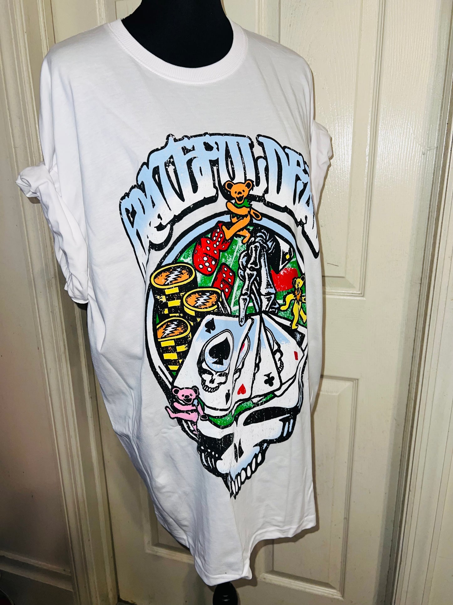 Grateful Dead Oversized Distressed Tee