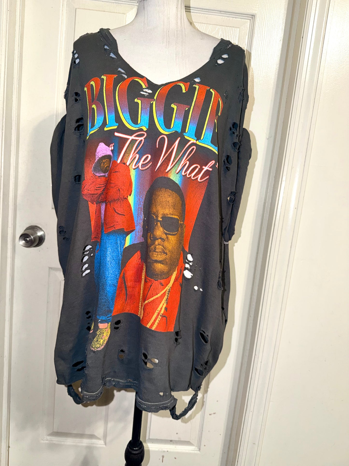 Biggie Smalls Oversized Distressed Tee (as is)