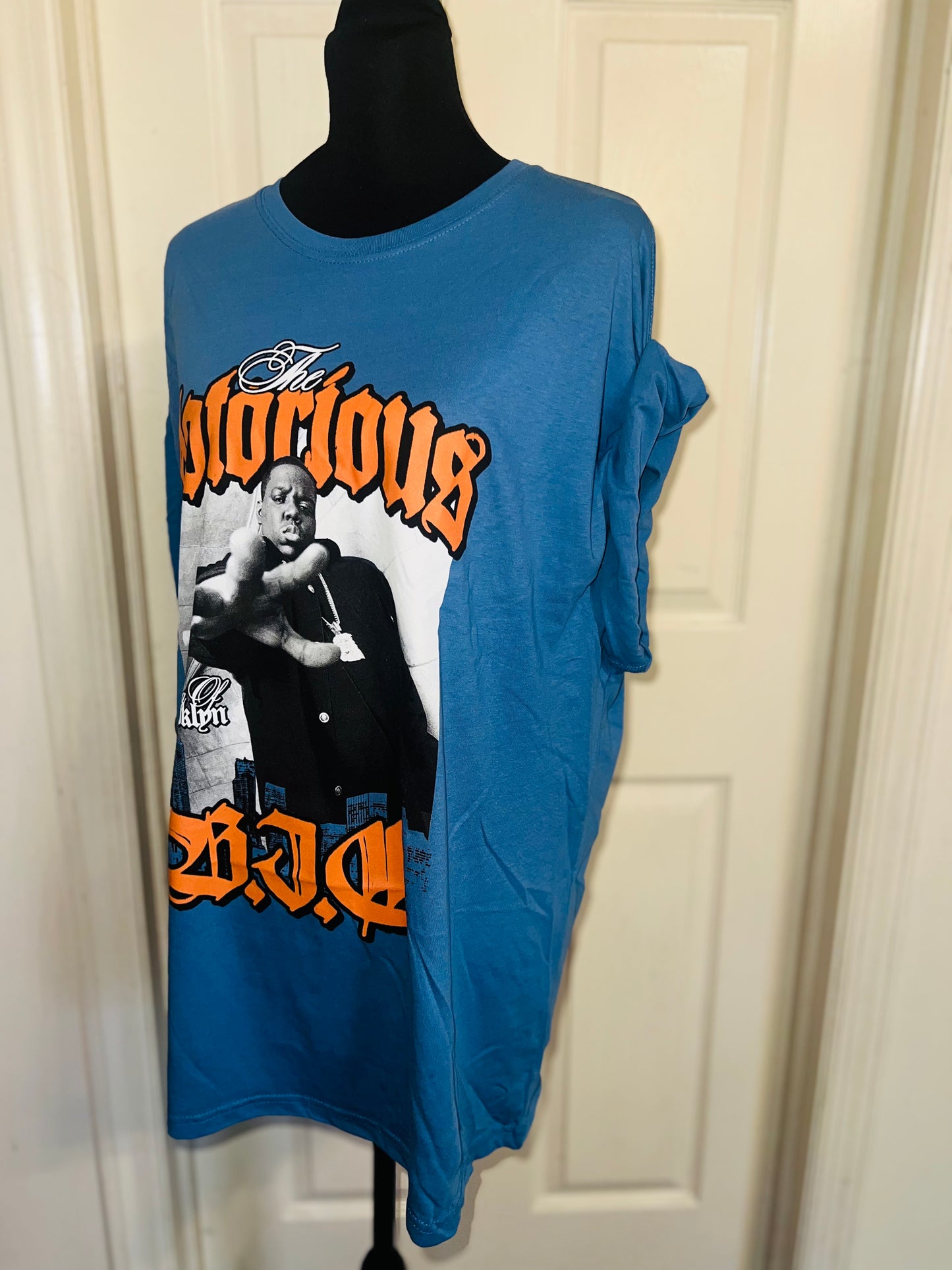 Notorious BIG Oversized Distressed Tee