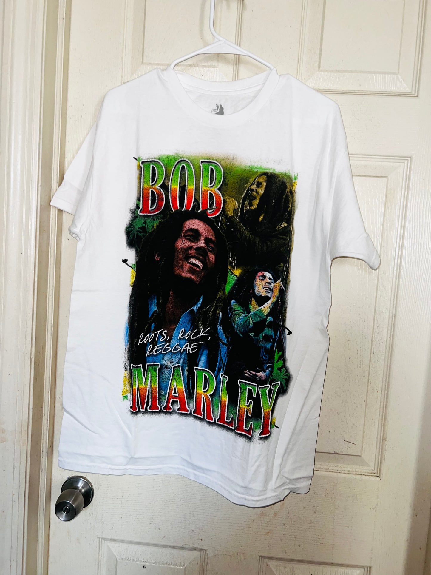 Bob Marley Oversized Distressed Tee
