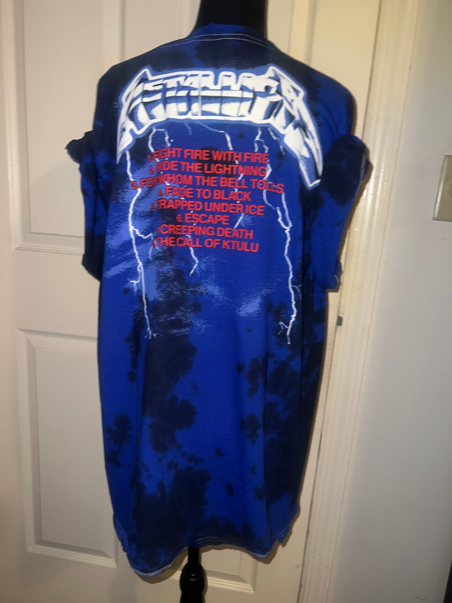 Metallica Double Sided Oversized Tee