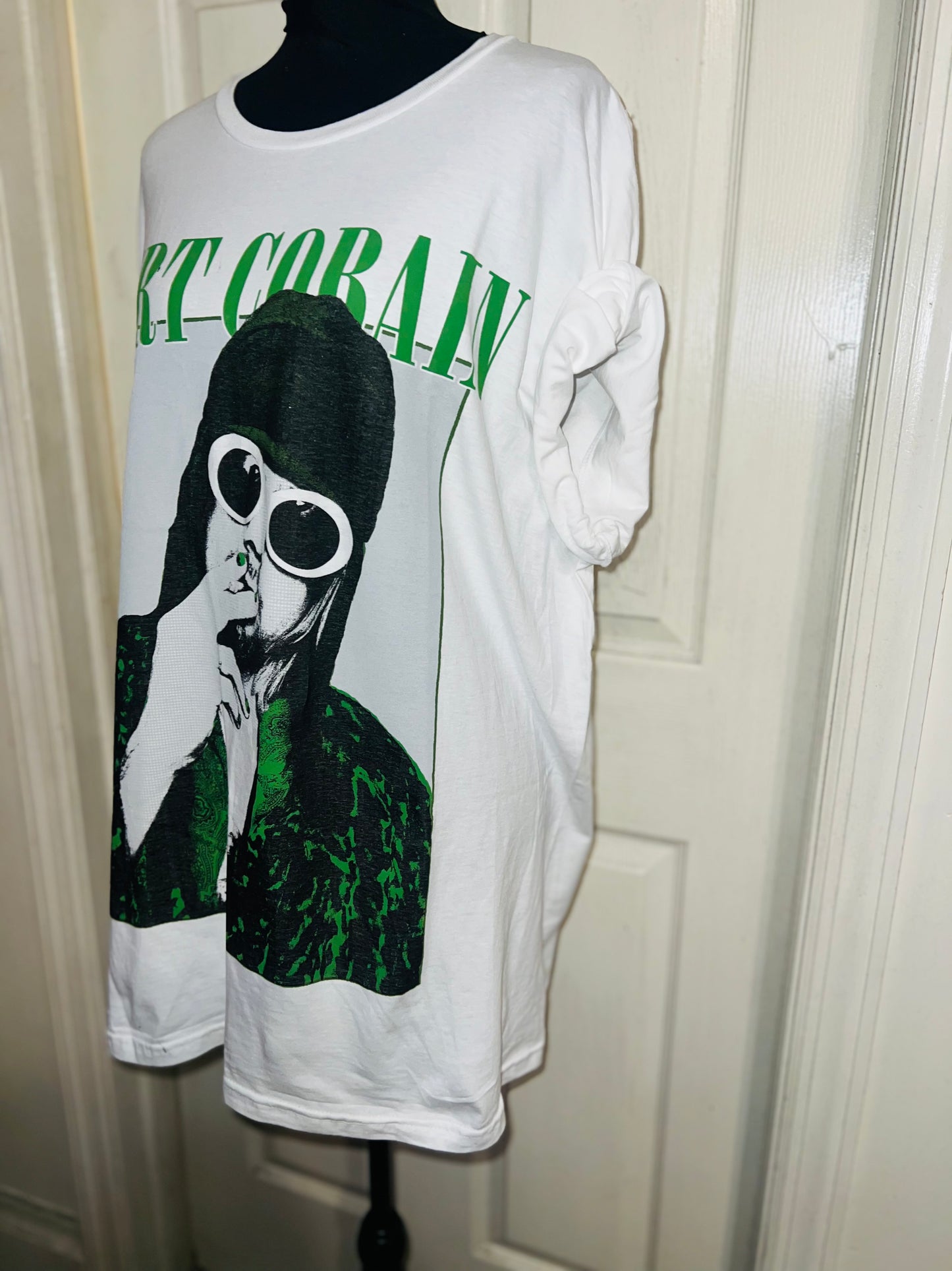 Kurt Cobain Oversized Distressed Tee