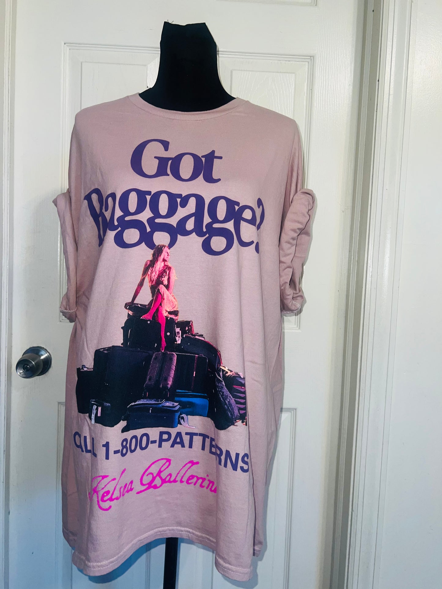Kelsea Ballerini Oversized Distressed Tee
