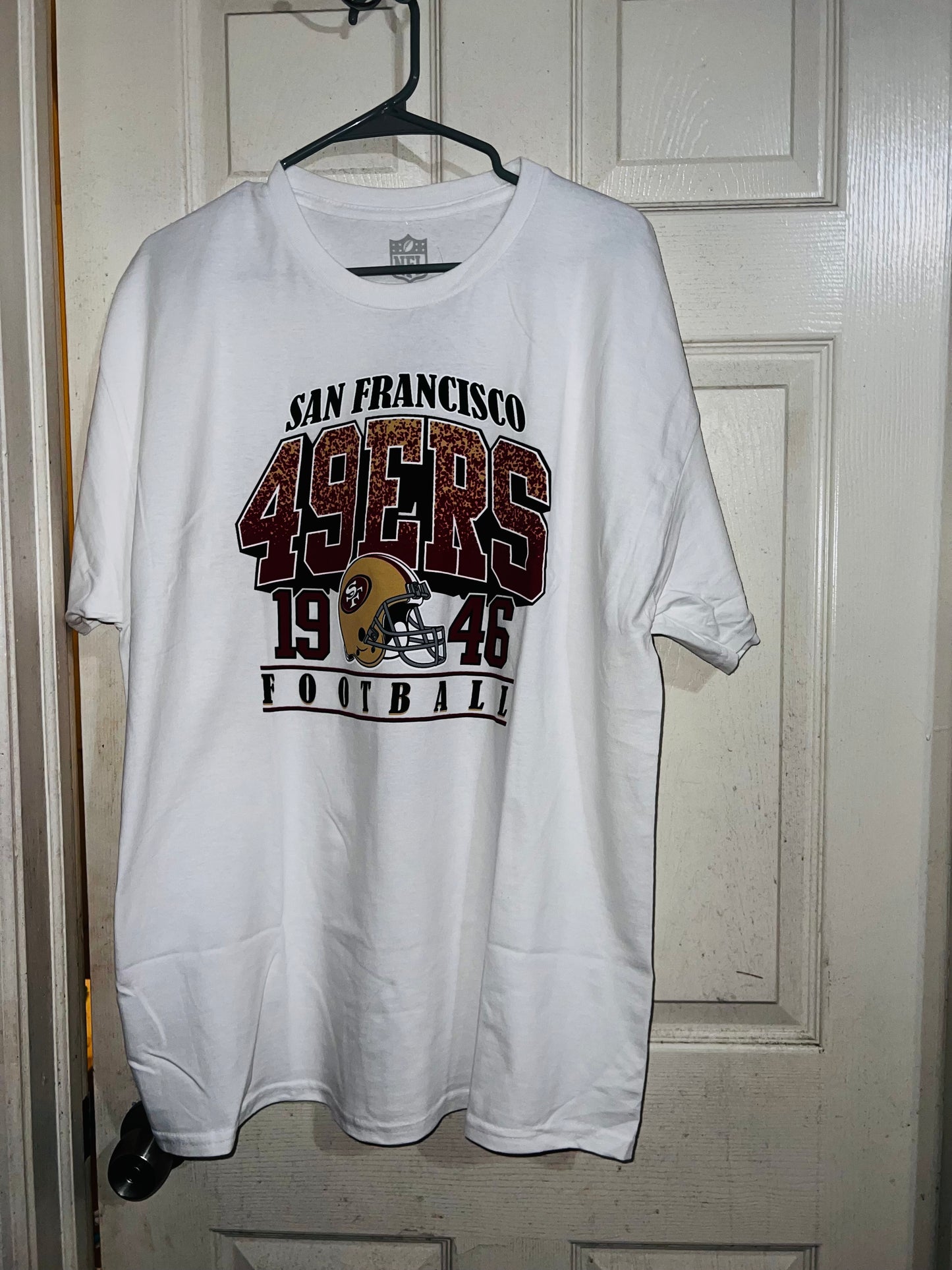 San Francisco 49ers Oversized Distressed Tee