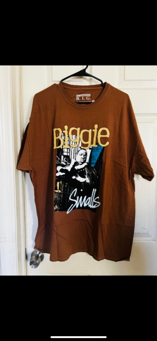 Biggie Smalls Oversized Distressed T-Shirt