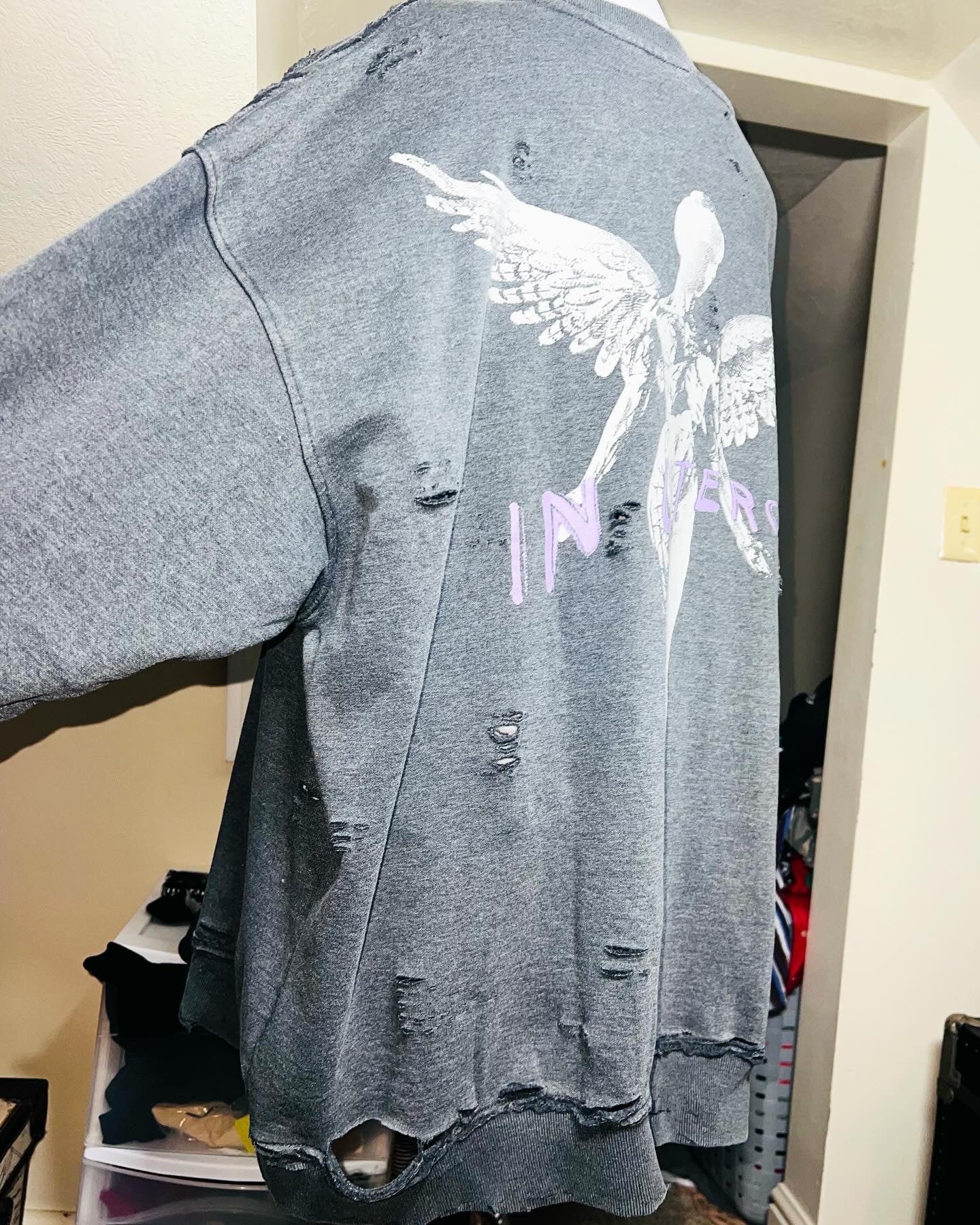 Nirvana Oversized Double Sided Sweatshirt
