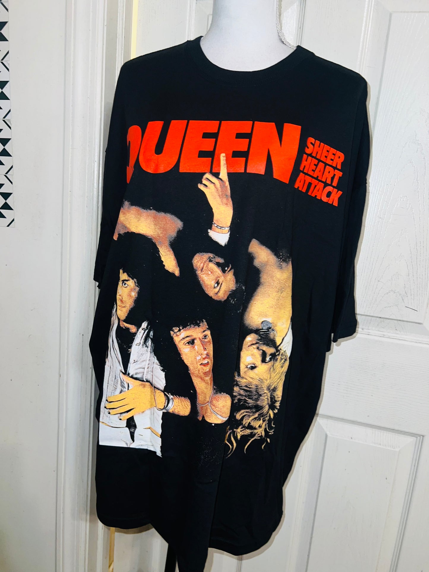 Queen Oversized Distressed Tee