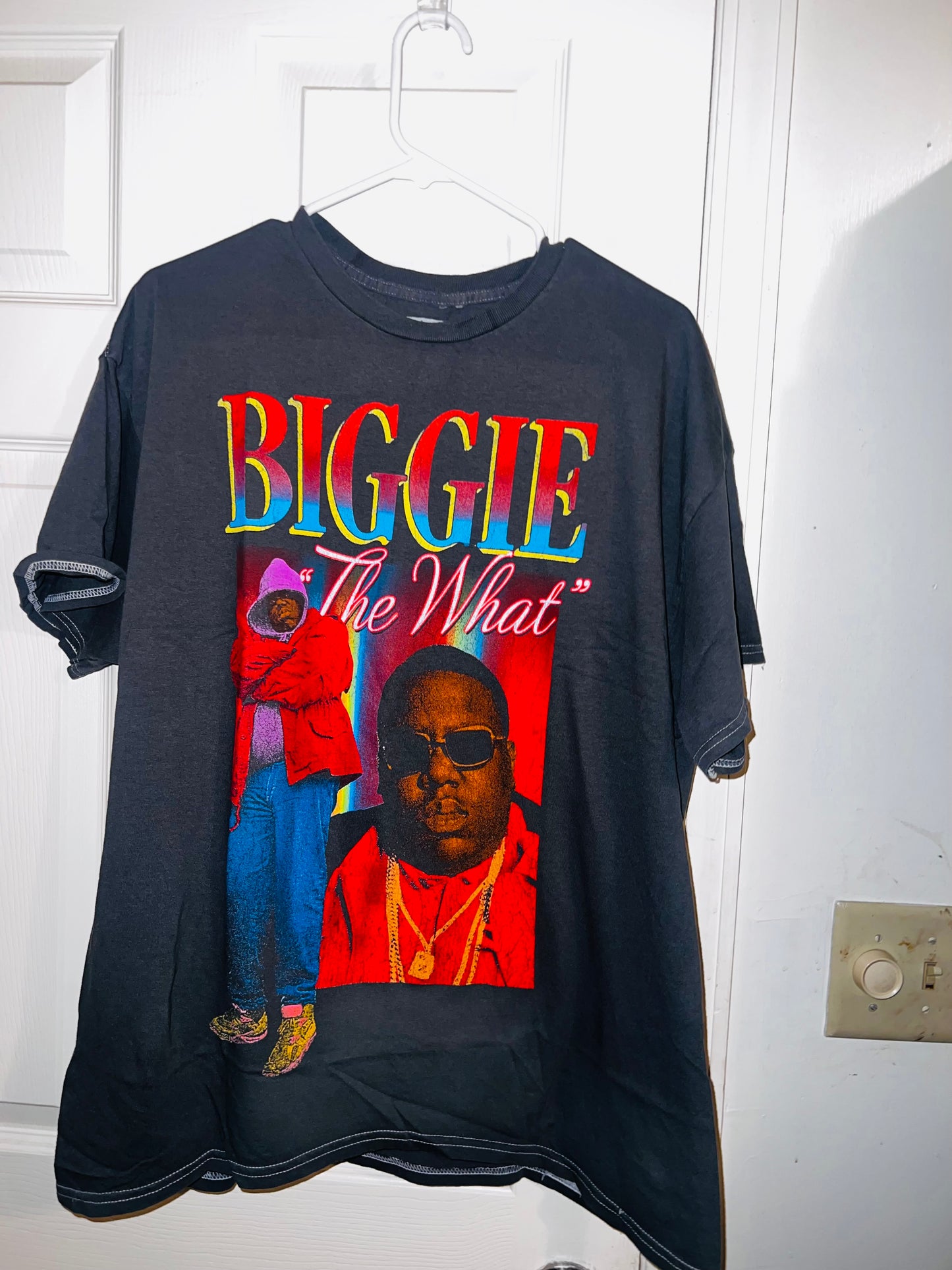 Biggie Smalls Oversized Distressed Tee