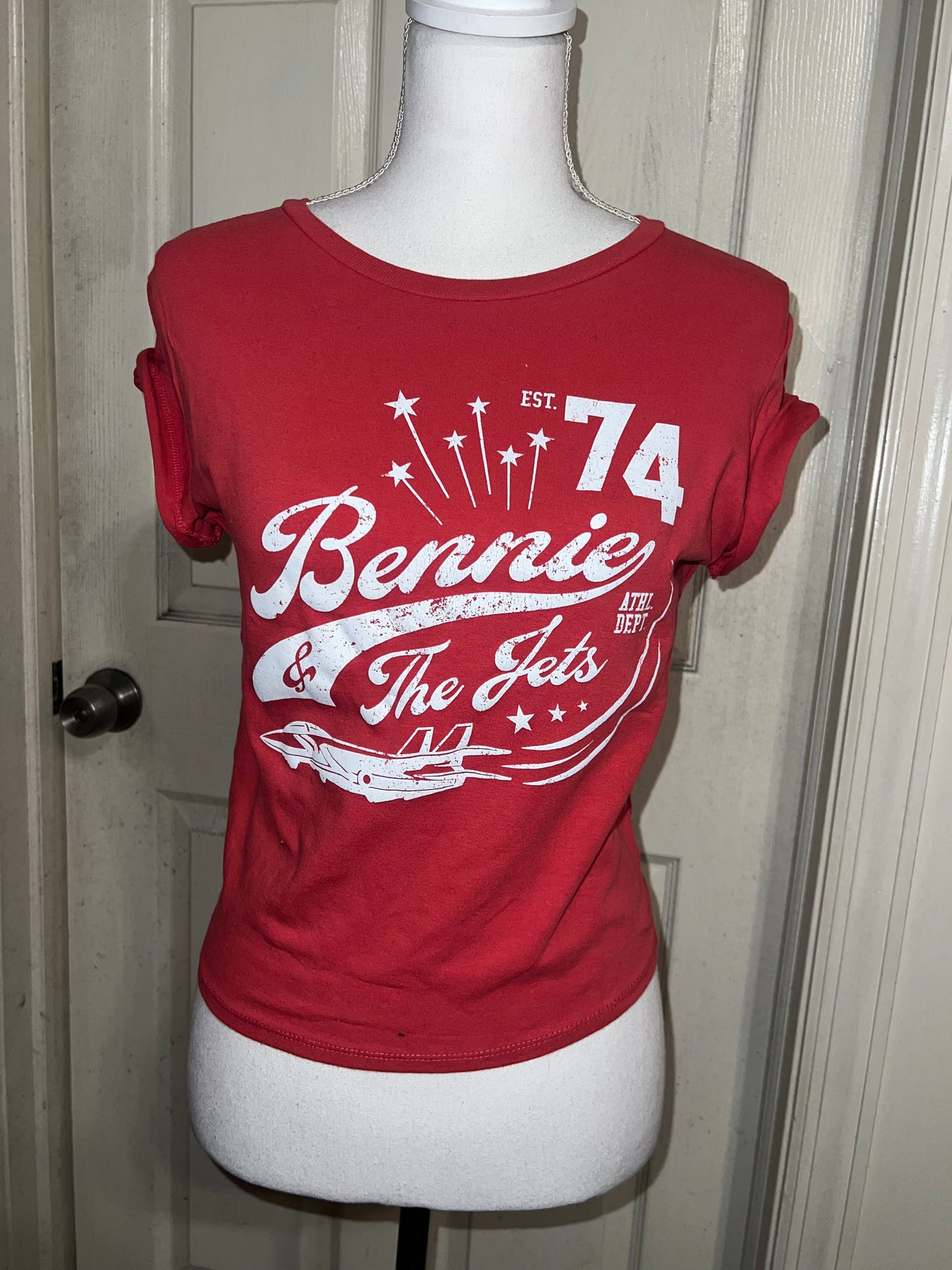 Elton John Distressed Baby Tee