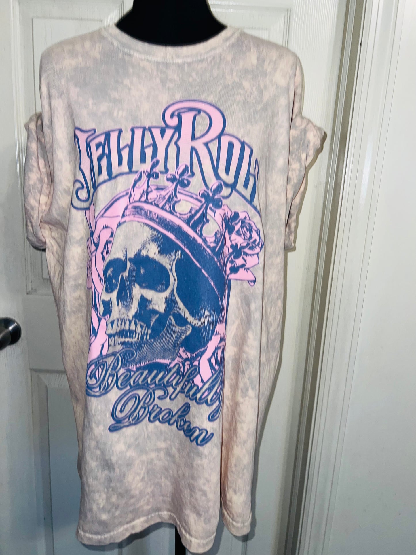 Jelly Roll Oversized Distressed Tee