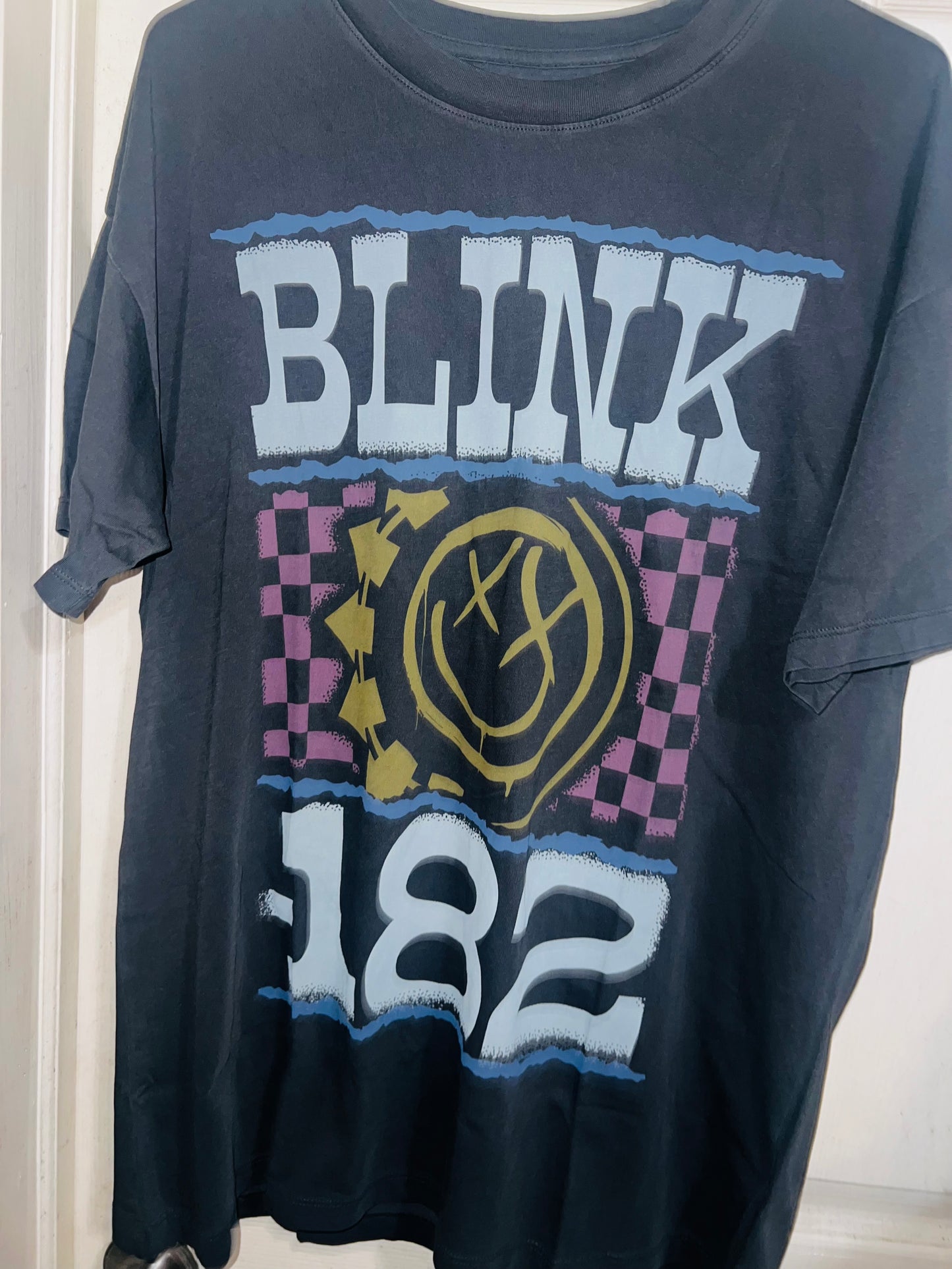 Blink 182 Oversized Distressed Tee