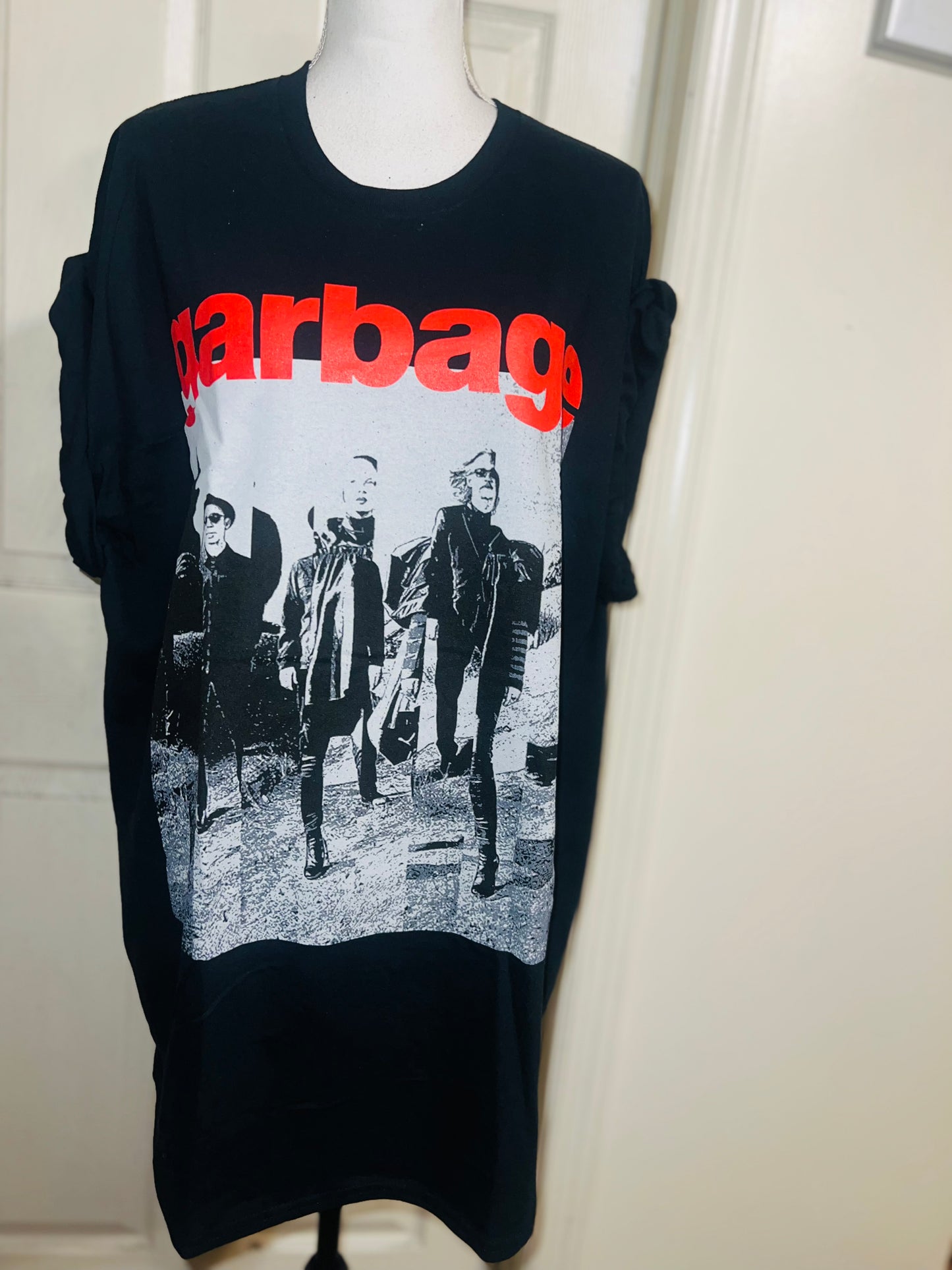 Garbage Oversized Distressed Tee