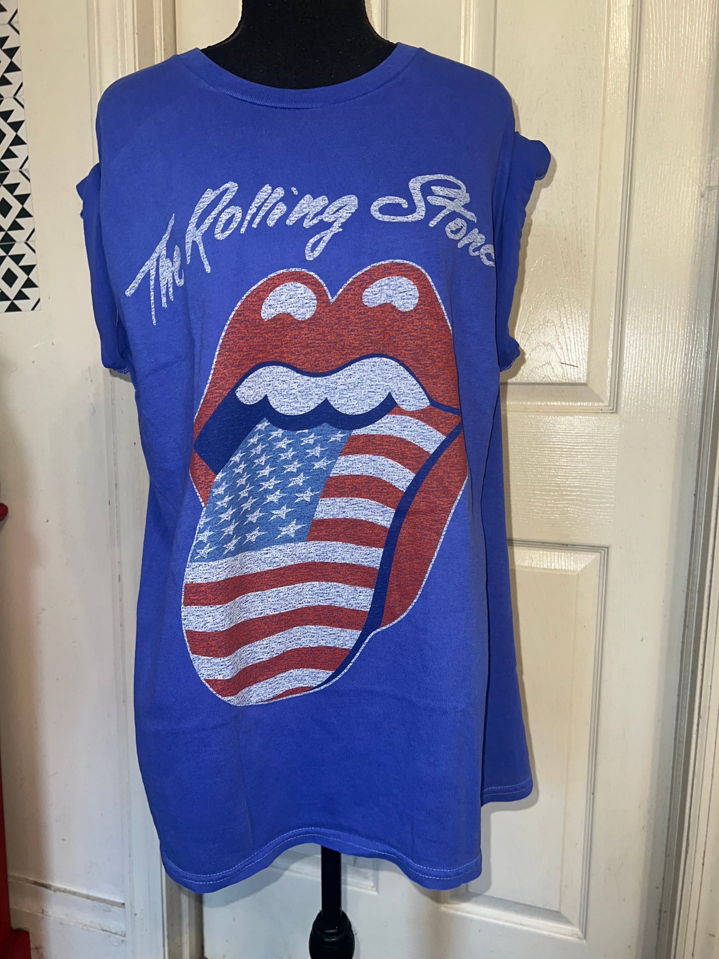 The Rolling Stones Oversized Distressed Tee