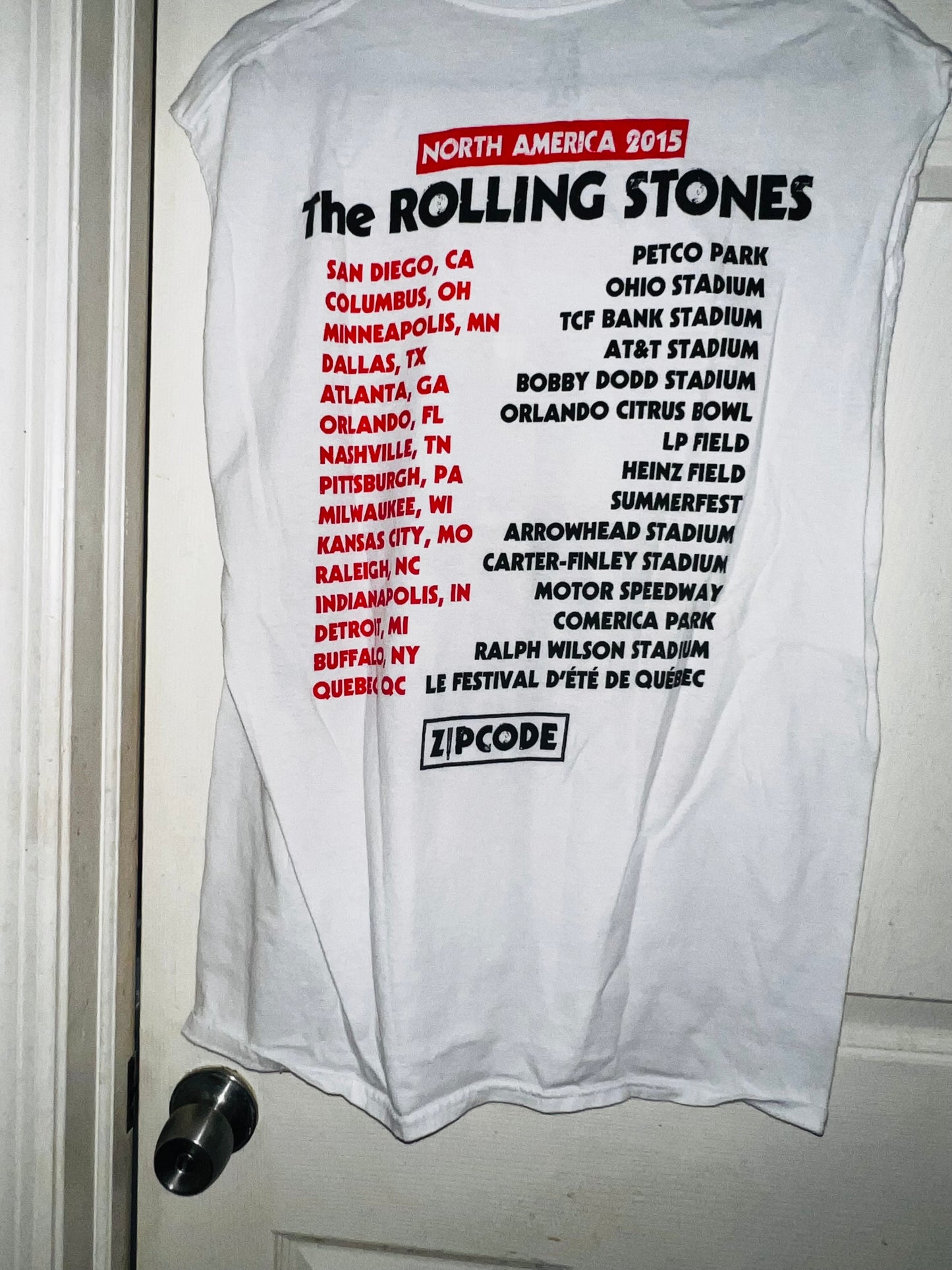 Vintage Rolling Stones Double Sided Tank