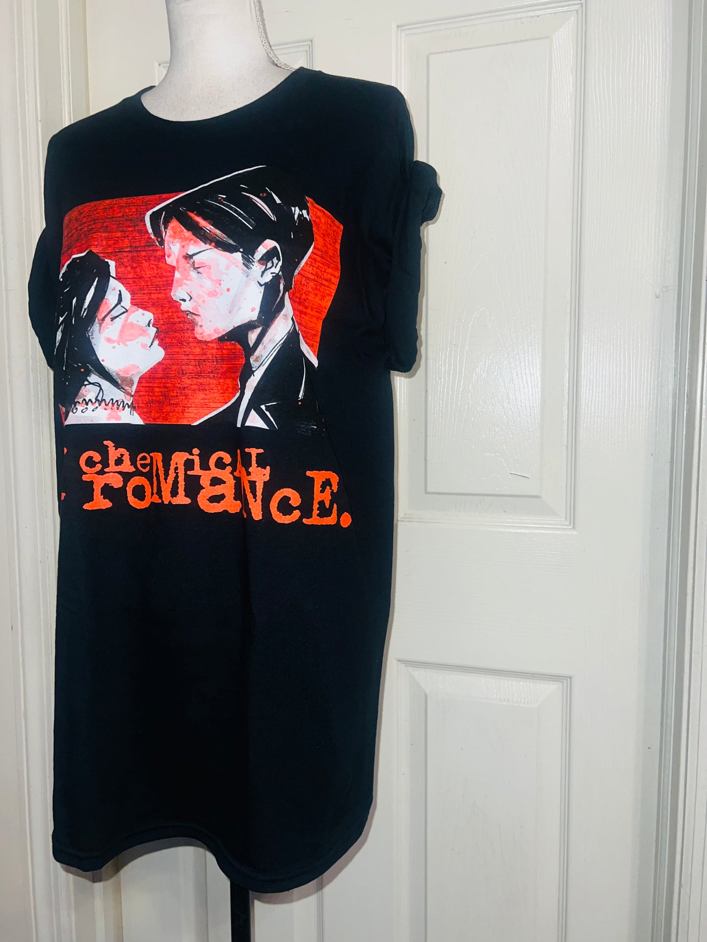 My Chemical Romance Oversized Distressed Tee