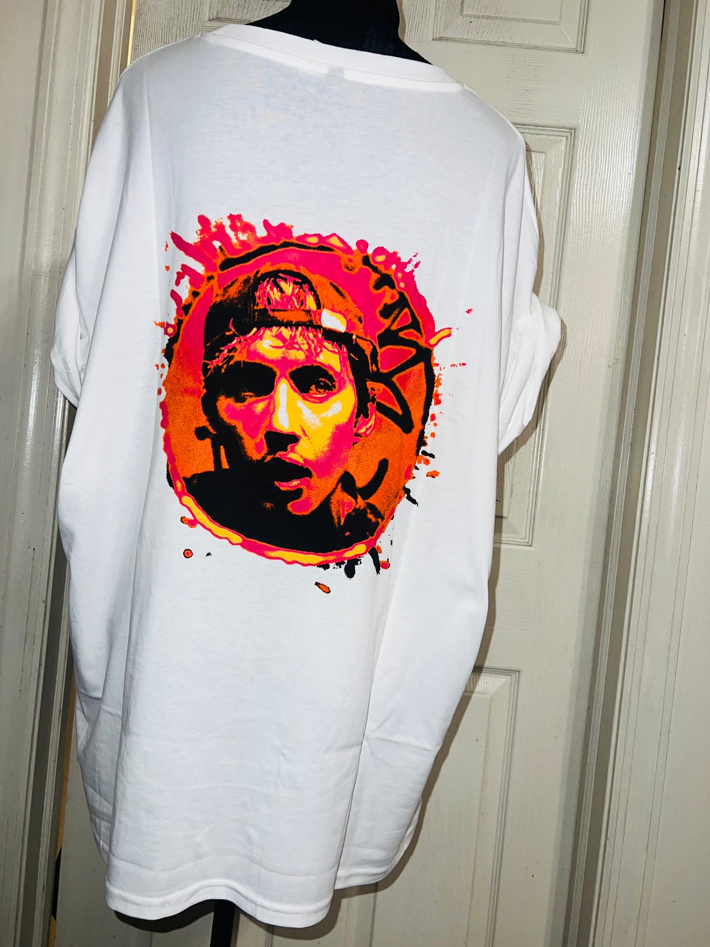 Rush Double Sided Oversized Distressed Tee