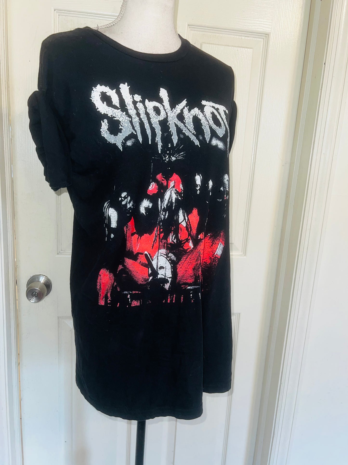 Slipknot Double Sided Oversized Distressed Tee