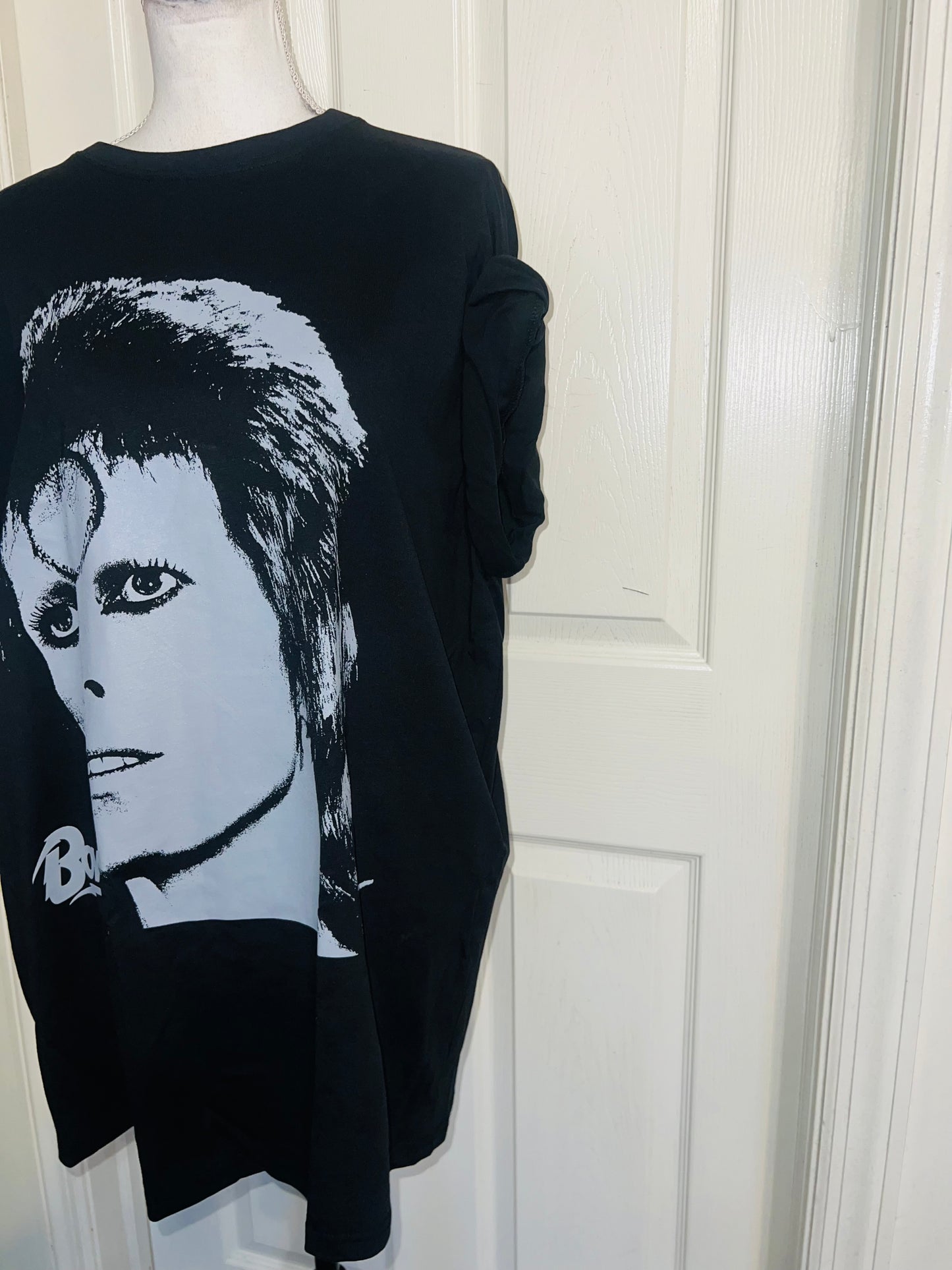 David Bowie Oversized Distressed Tee
