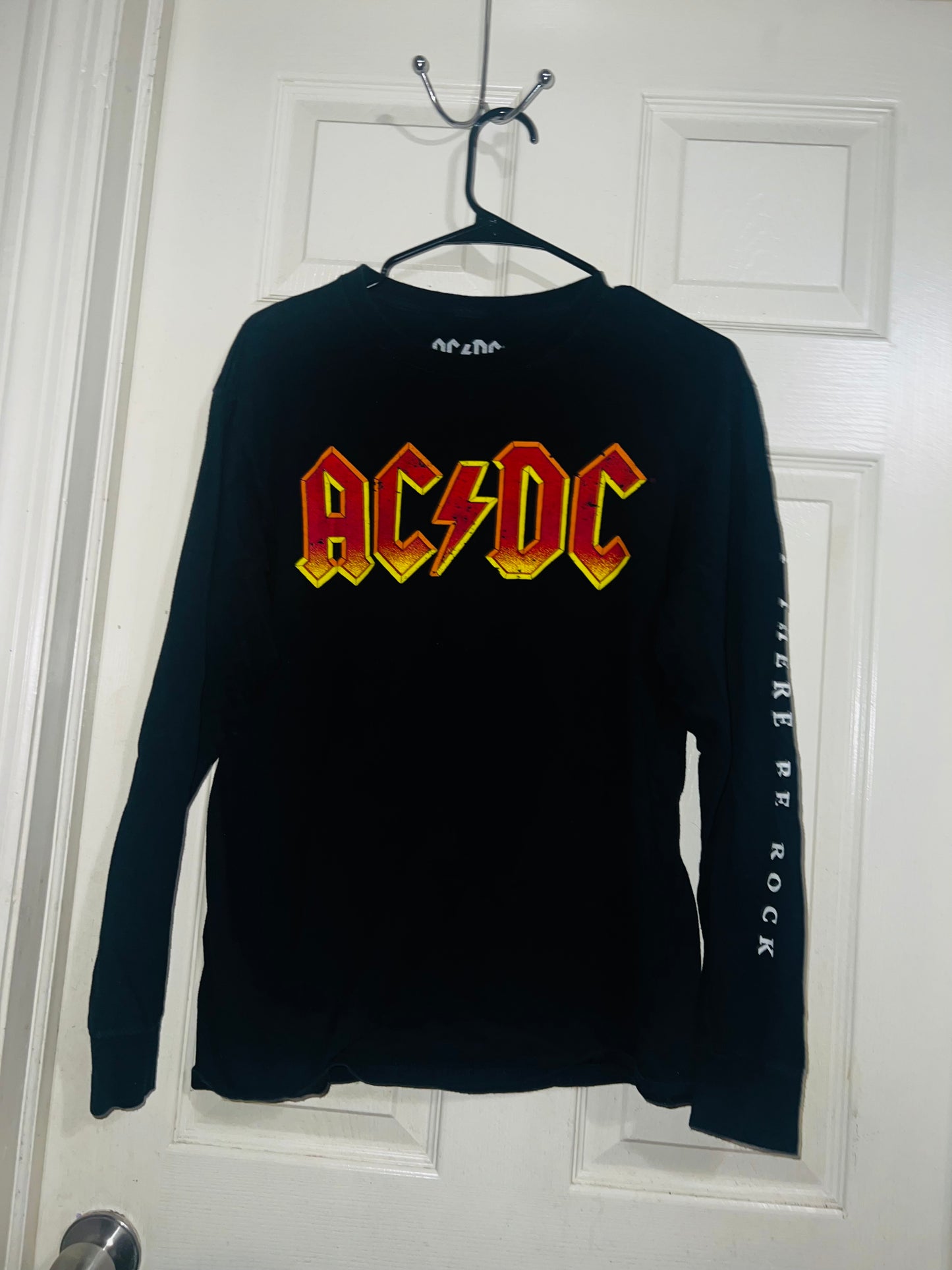 AC/DC Oversized Vintage Long Sleeve Tee