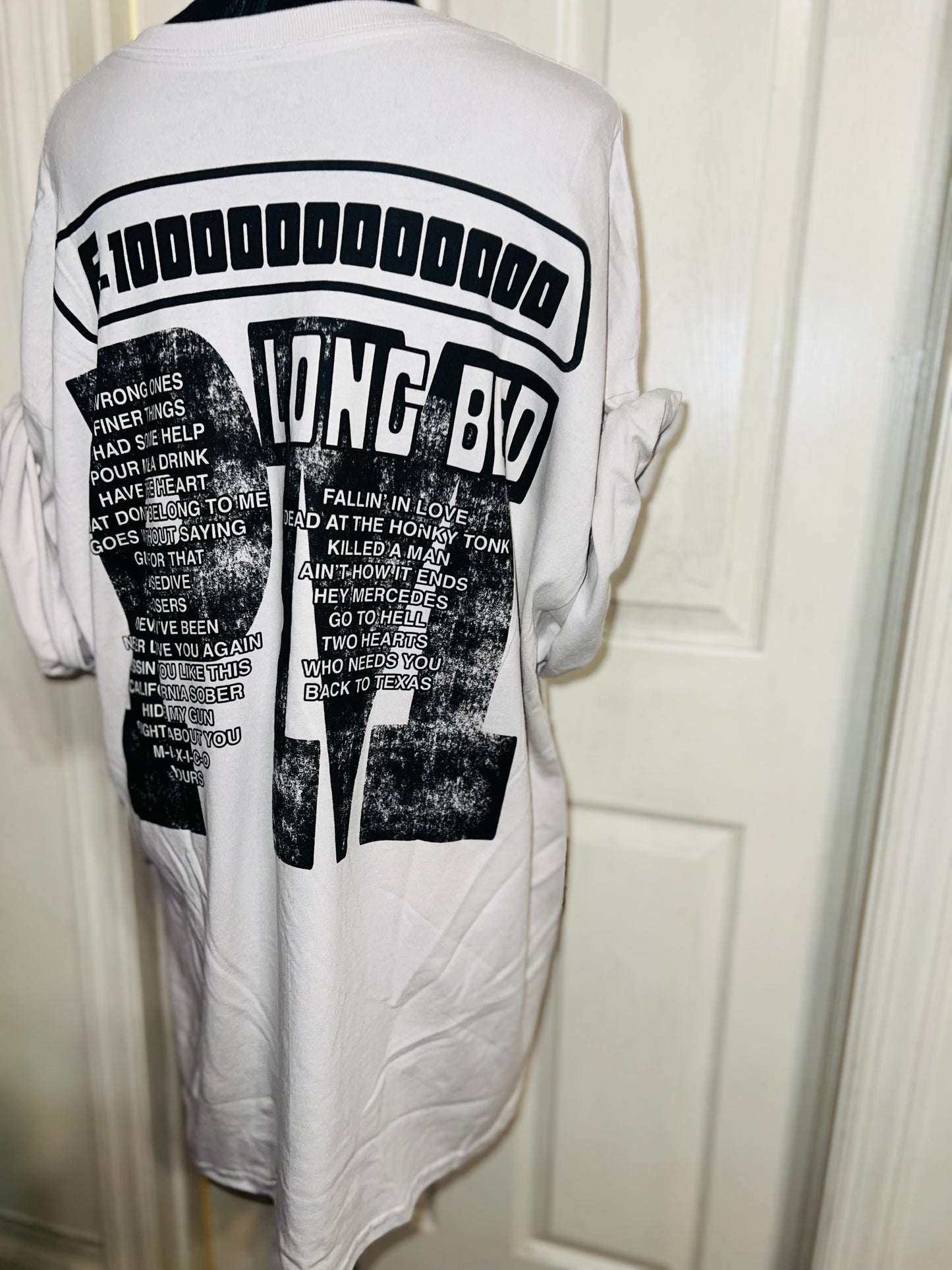 Post Malone Double Sided Oversized Distressed Tee