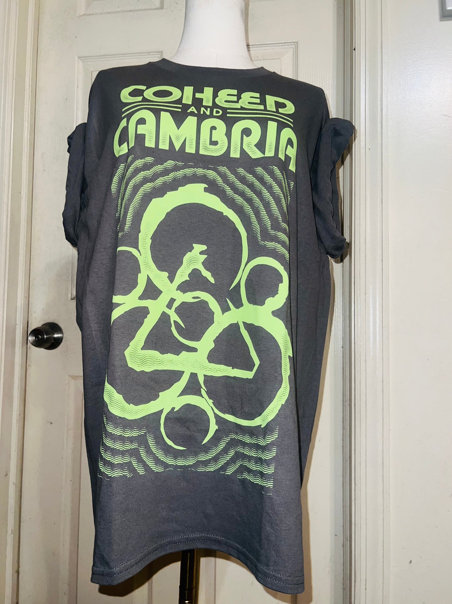 Coheed & Cambria Oversized Distressed Tee
