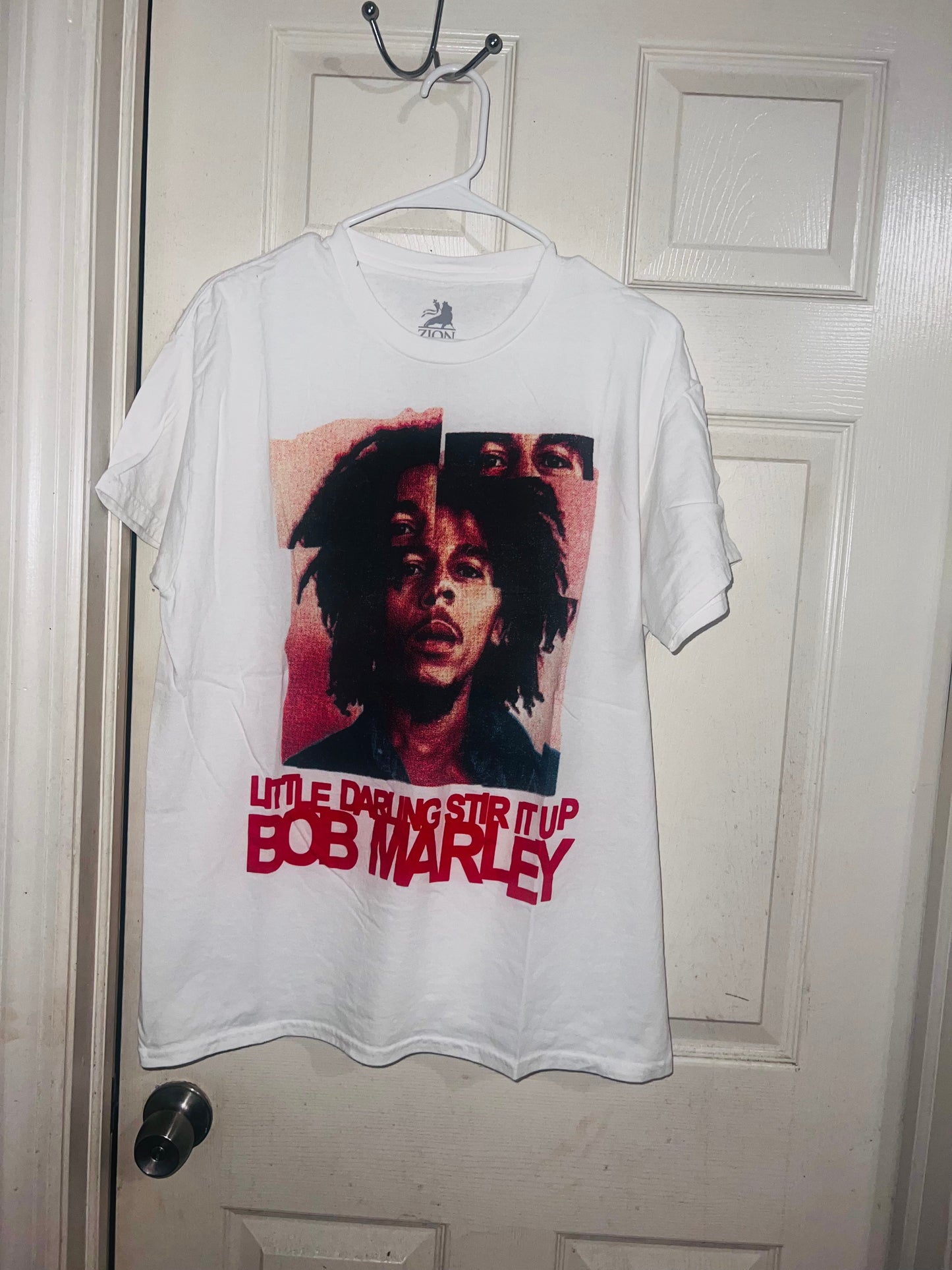 Bob Marley Oversized Distressed Tee