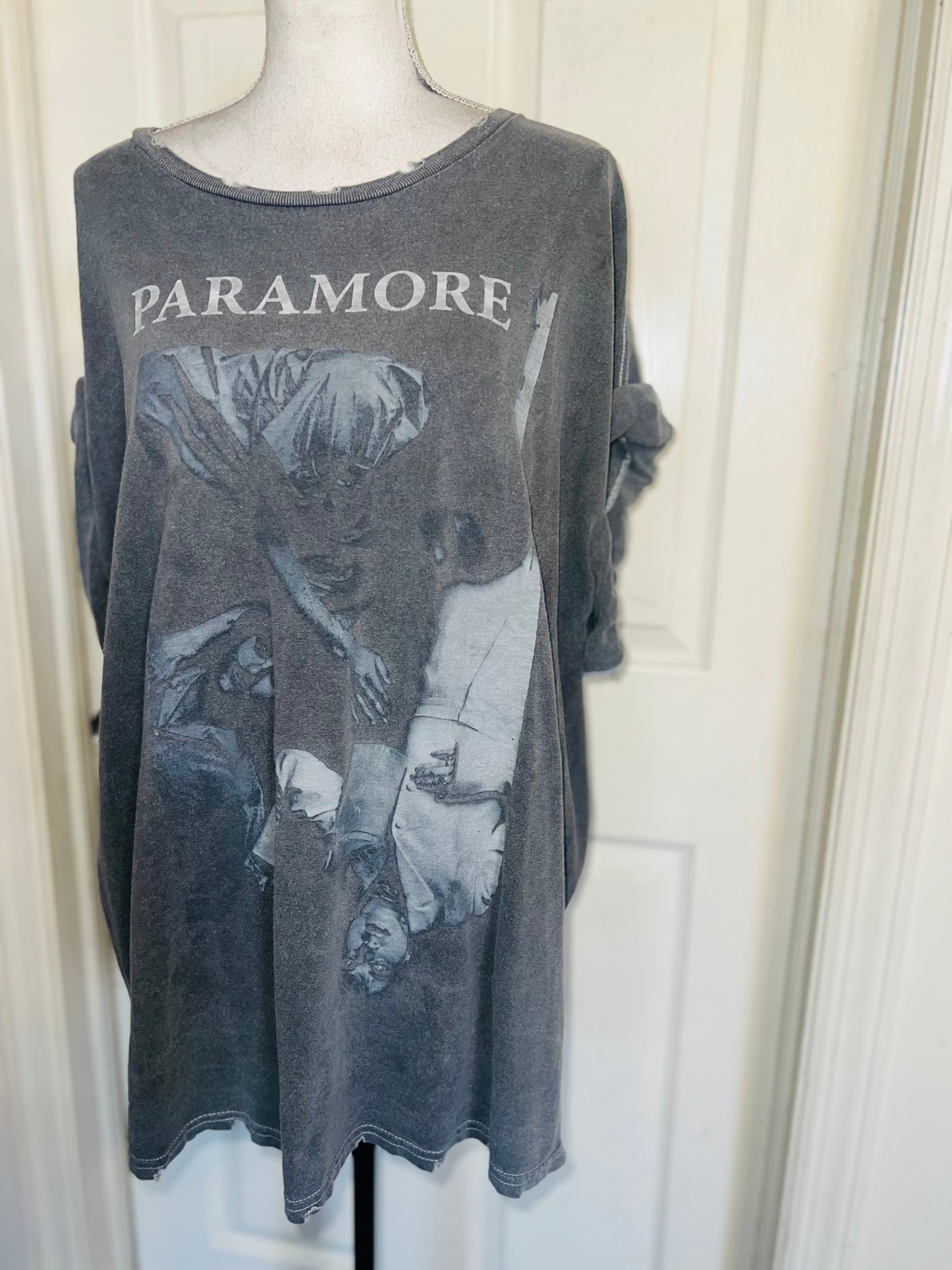 Paramore Oversized Distressed Tee