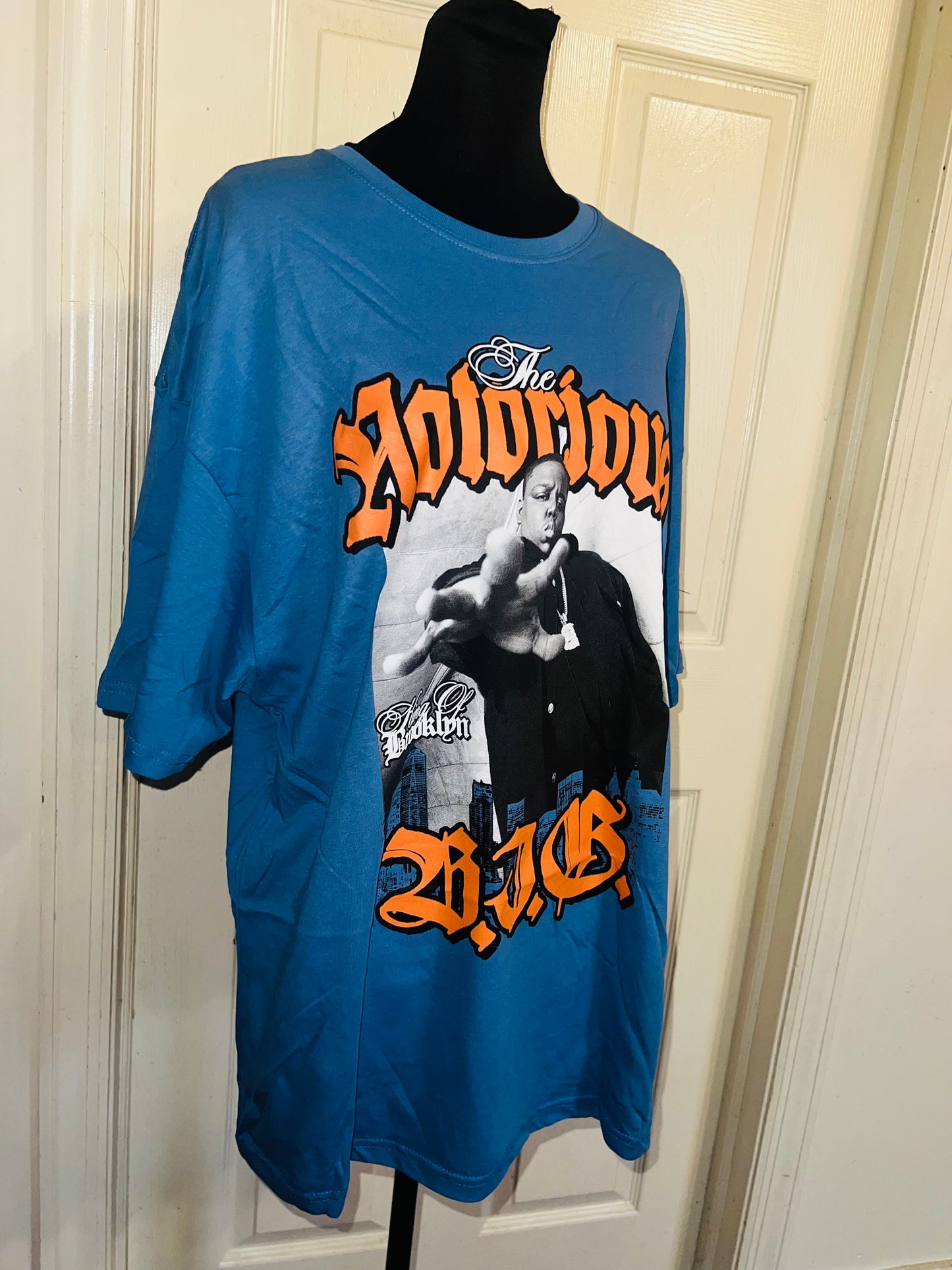 Notorious BIG Oversized Distressed Tee