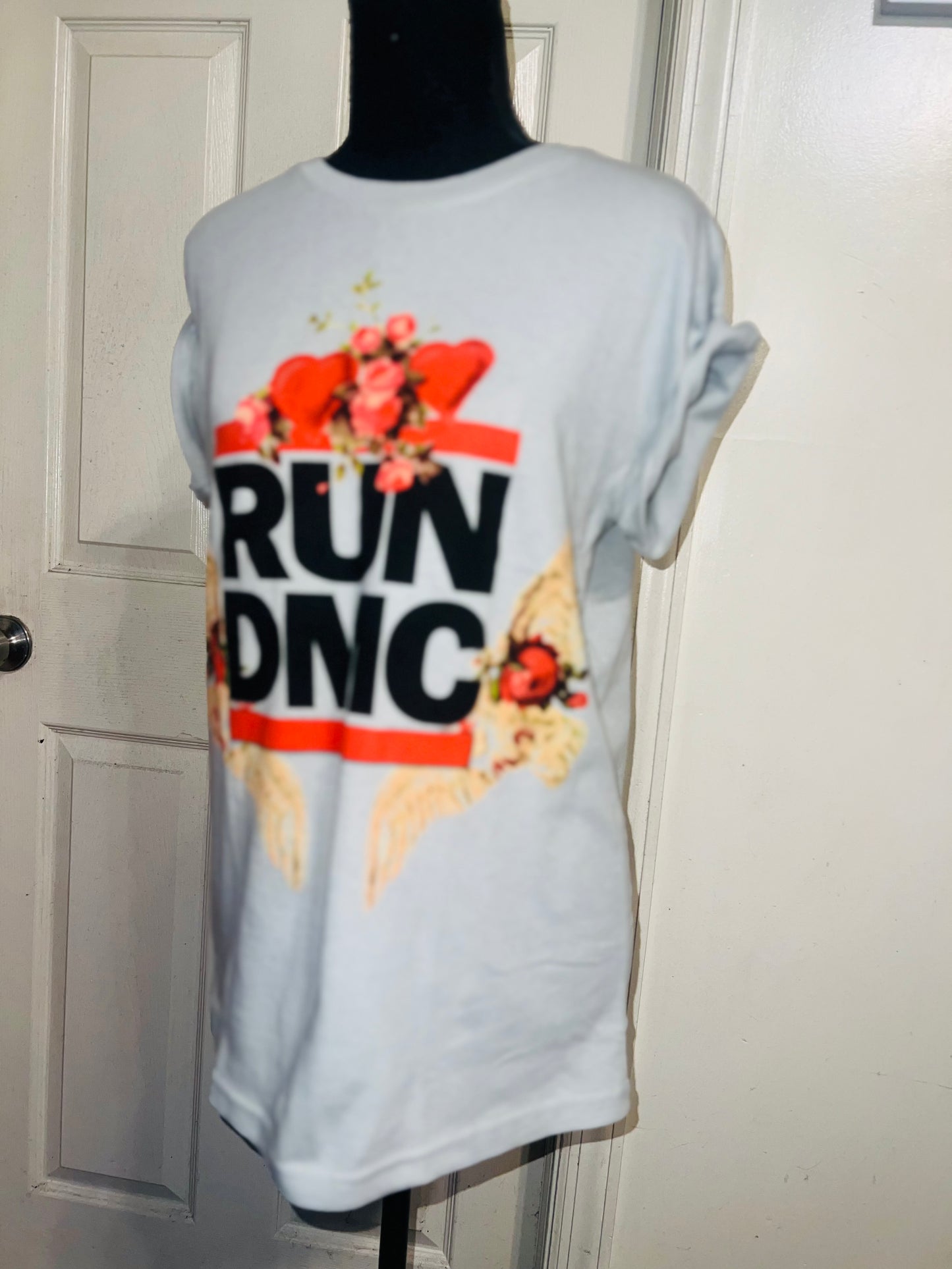 Run DMC Oversized Distressed Tee