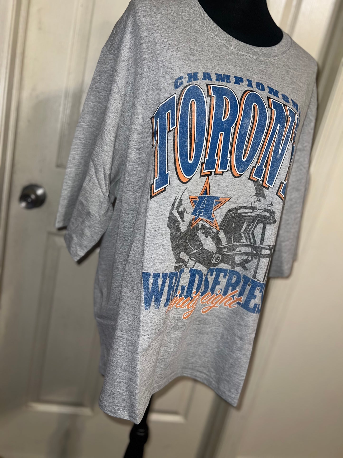 Toronto Sports Graphic Oversized Distressed Tee