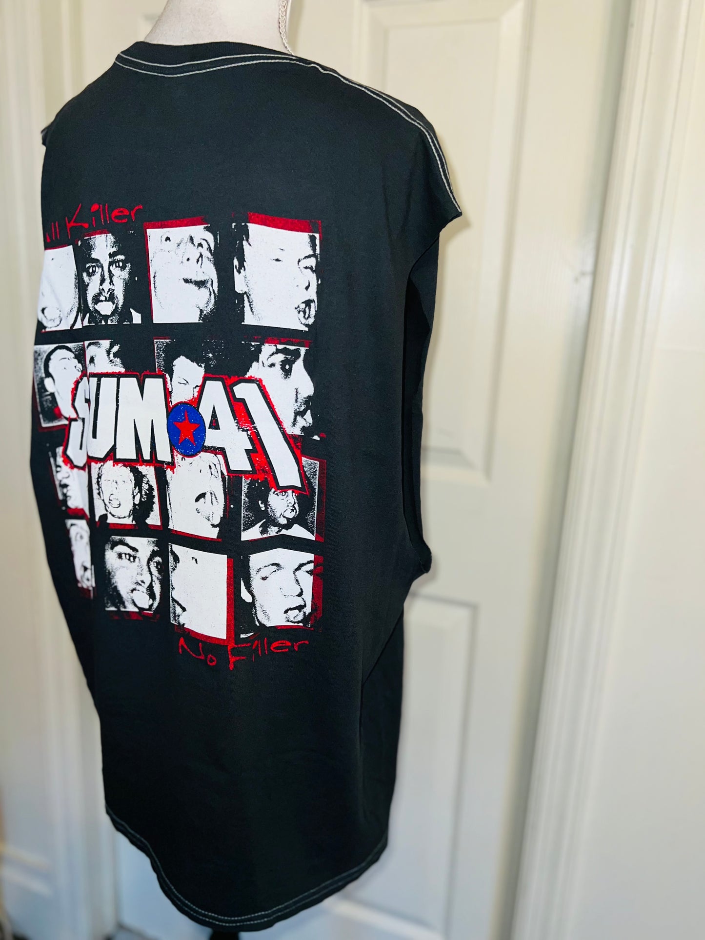 Sum 41 Double Sided Oversized Distressed Tank