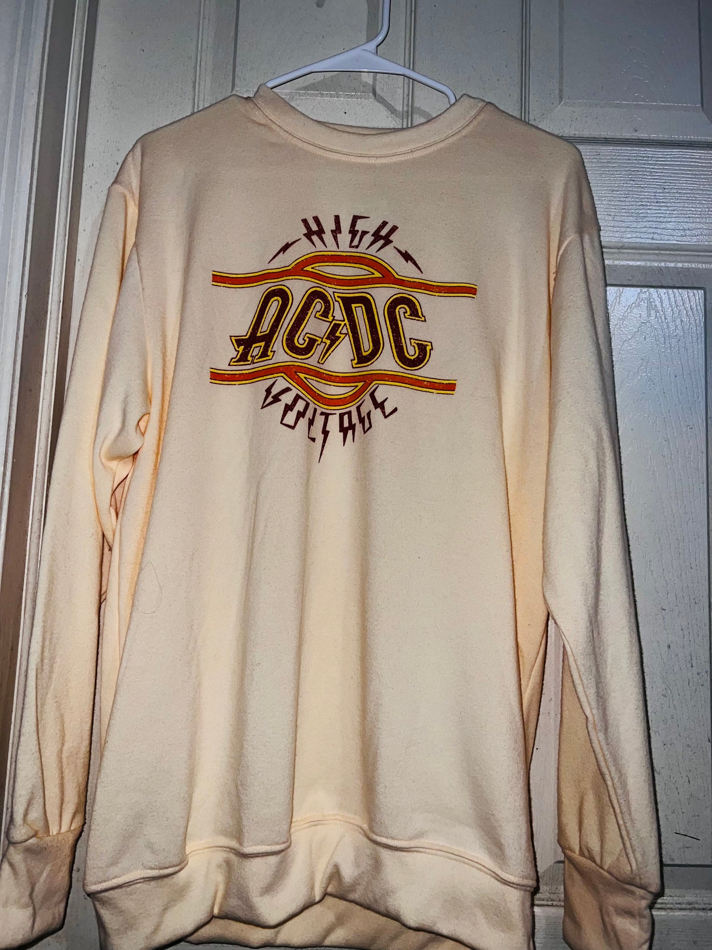 AC/DC Oversized Long Sleeve Shirt/Sweatshirt