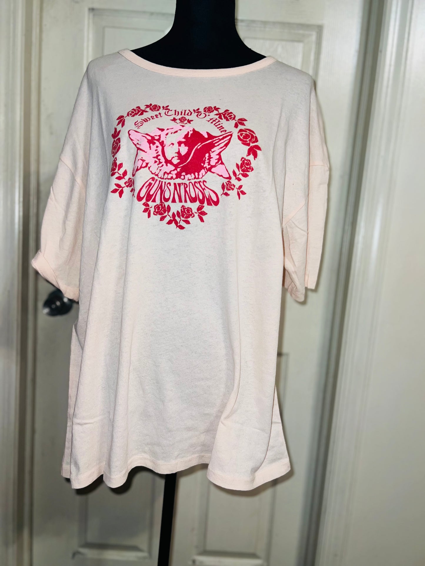 Guns n Roses Oversized Distressed Tee