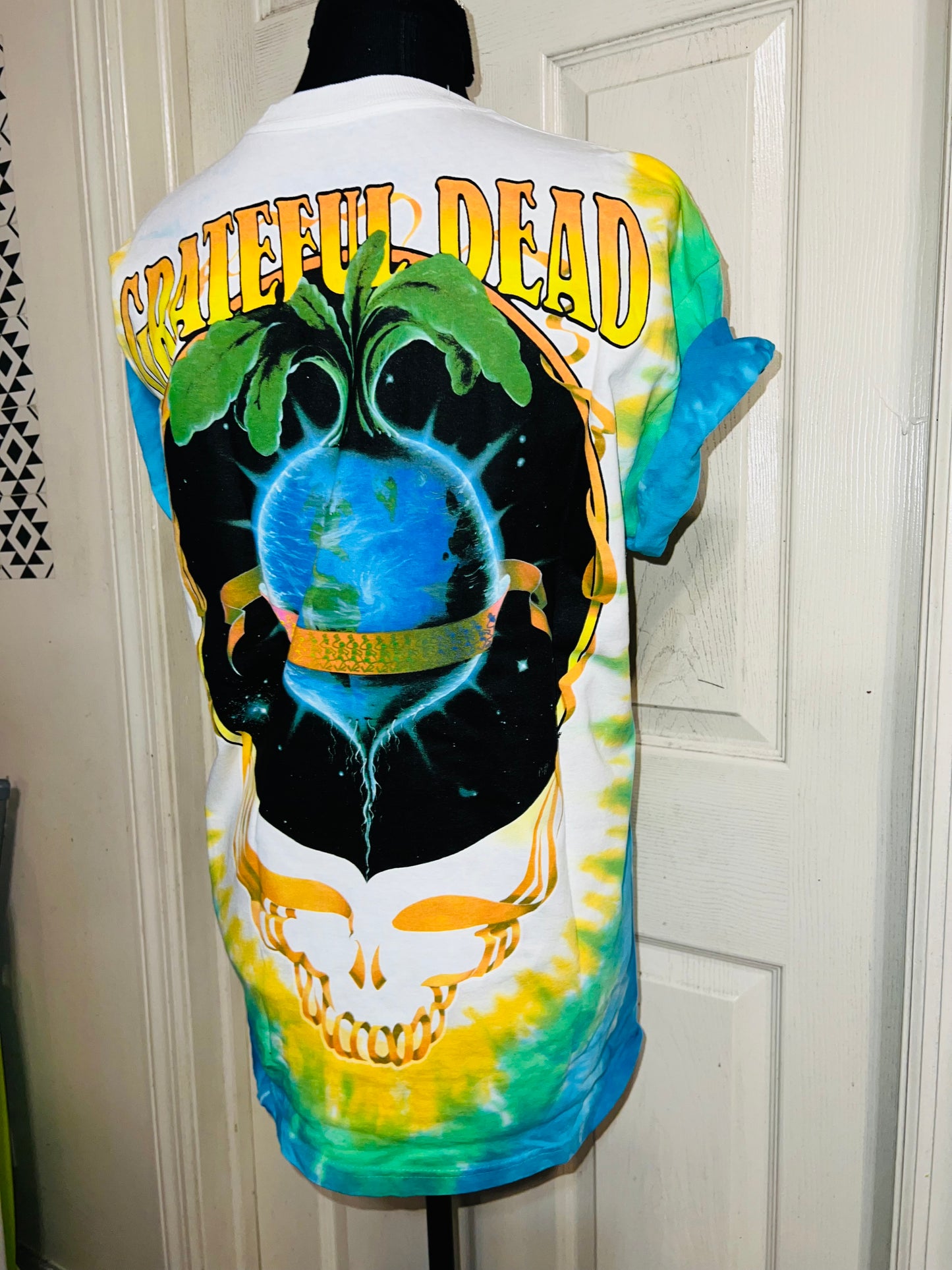 Grateful Dead Keep Green Double Sided Distressed Tee