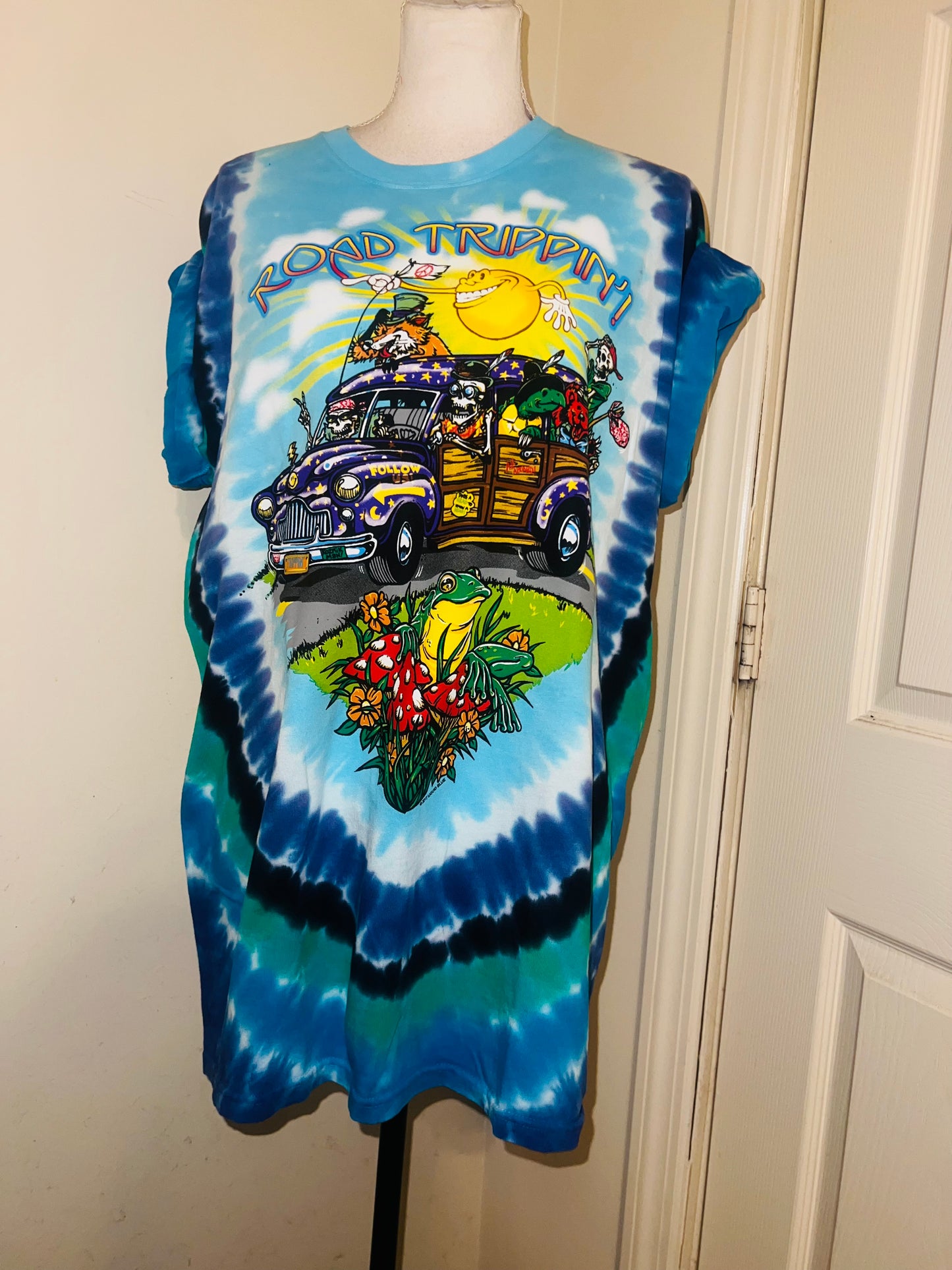 Grateful Dead Road Trippin’ Double Sided Distressed Tee