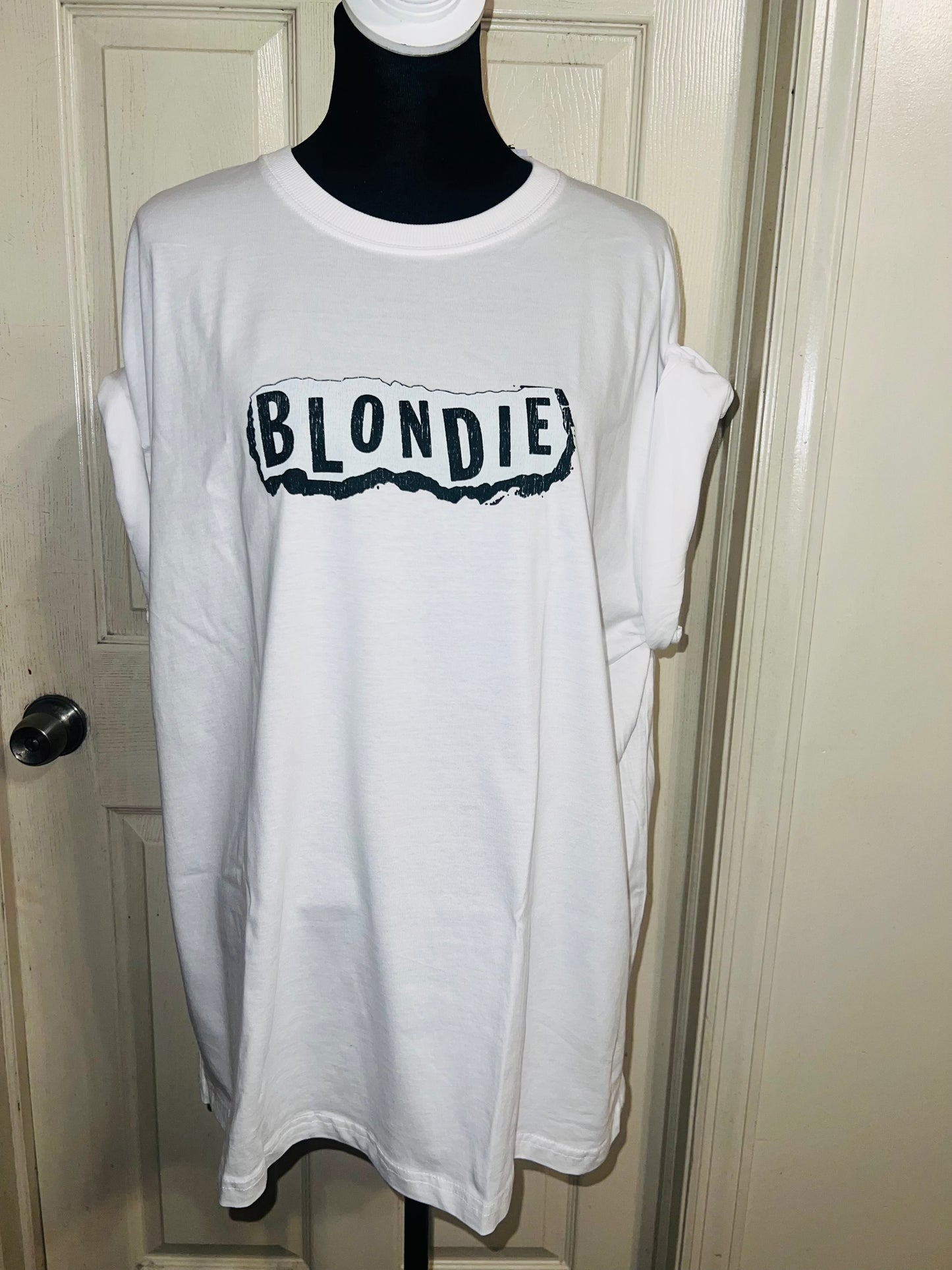 Blondie Double SIded Oversized Distressed Tee