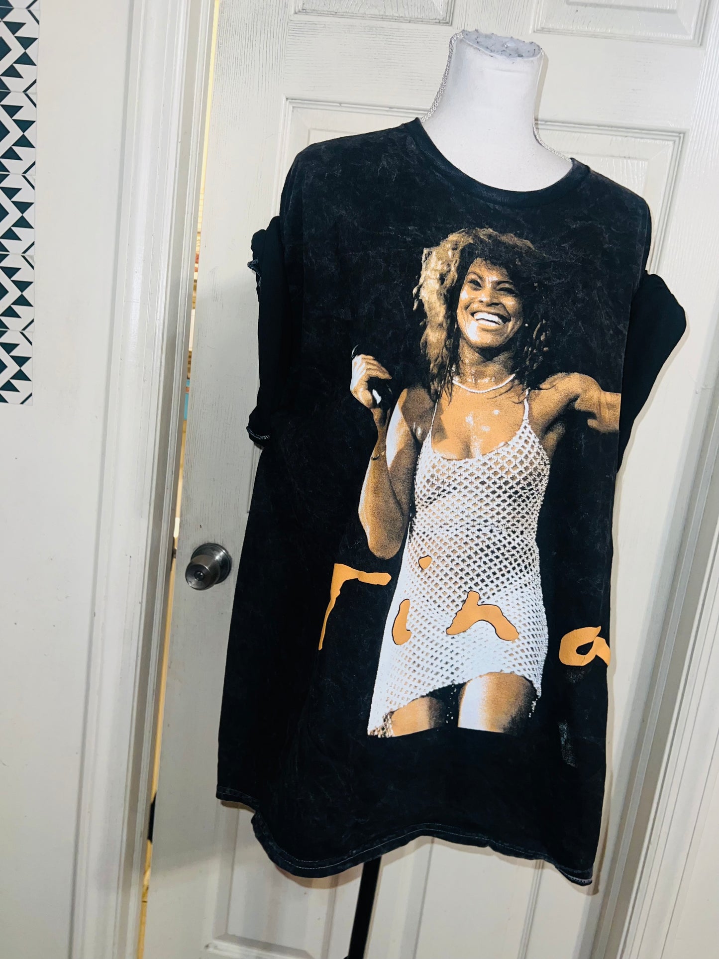 Tina Turner Oversized Distressed Tee