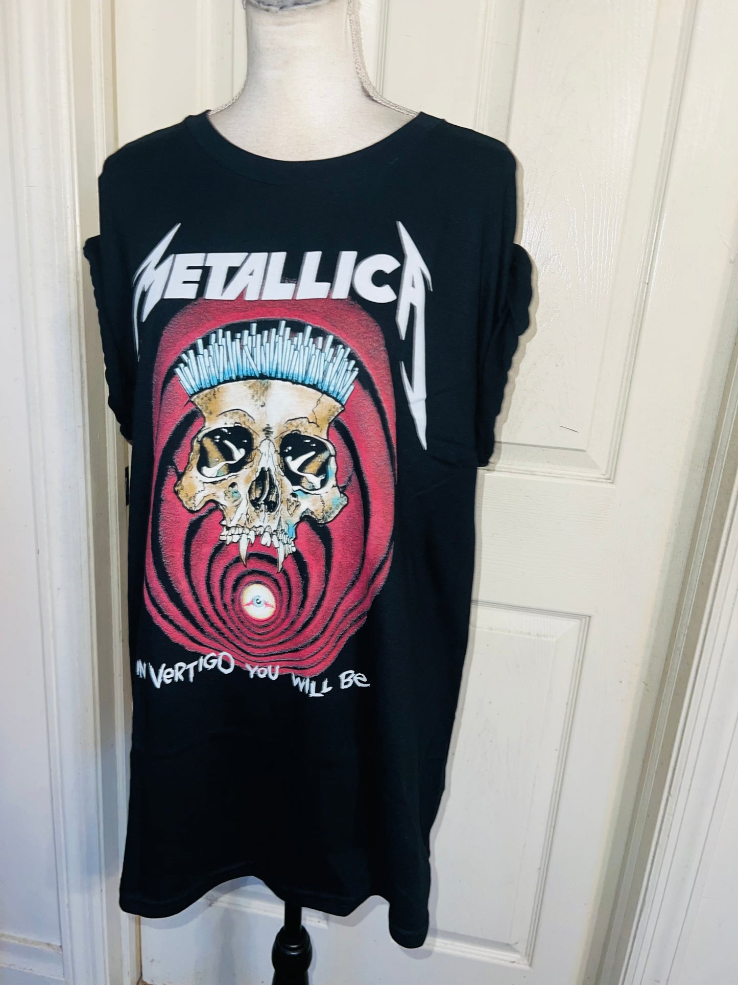Metallica Double Sided Oversized Distressed Tee
