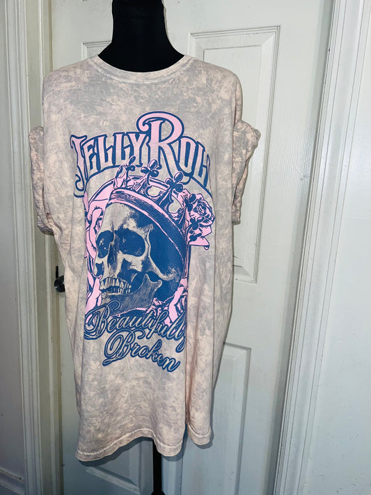 Jelly Roll Oversized Distressed Tee