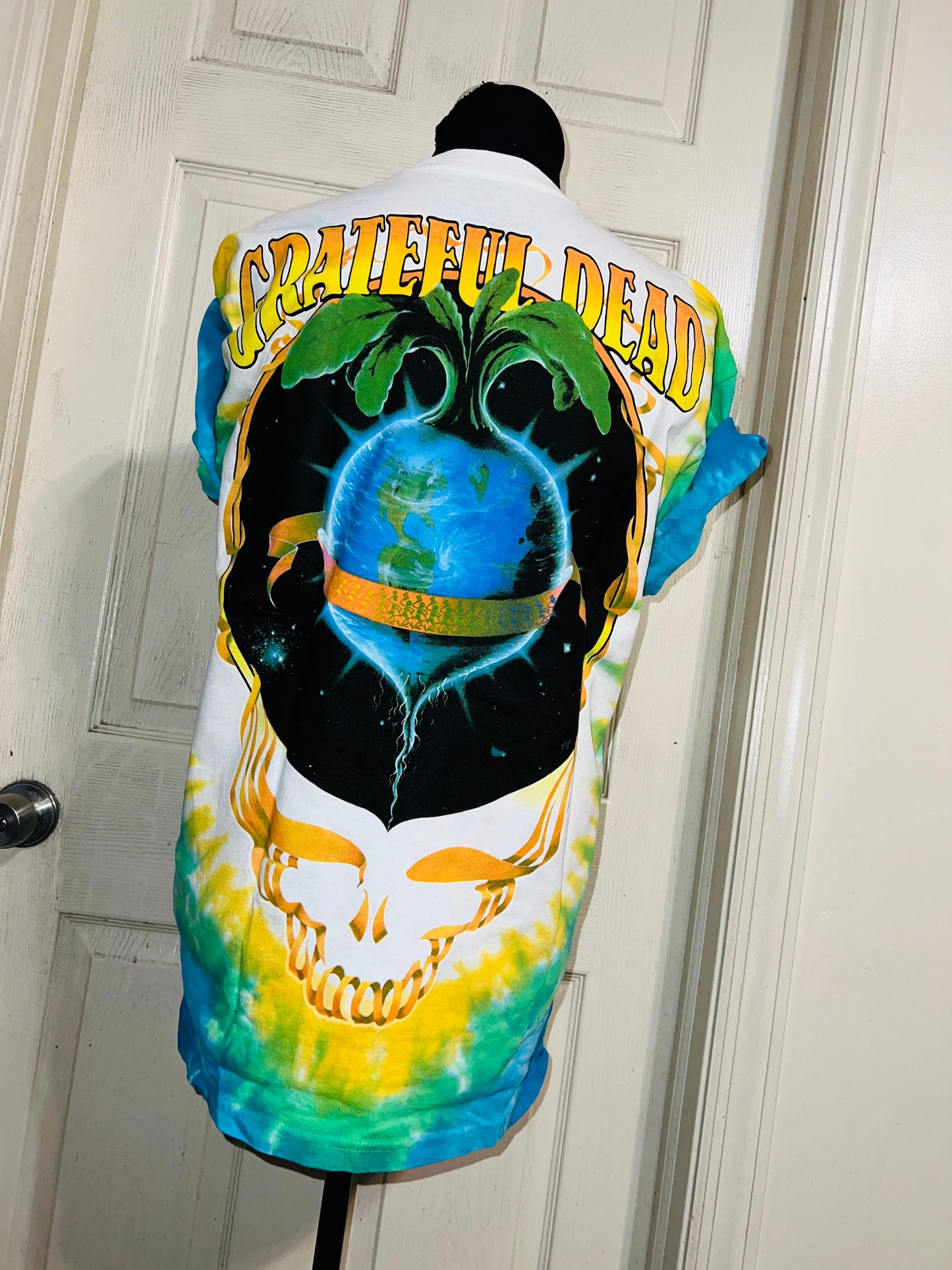 Grateful Dead Keep Green Double Sided Distressed Tee