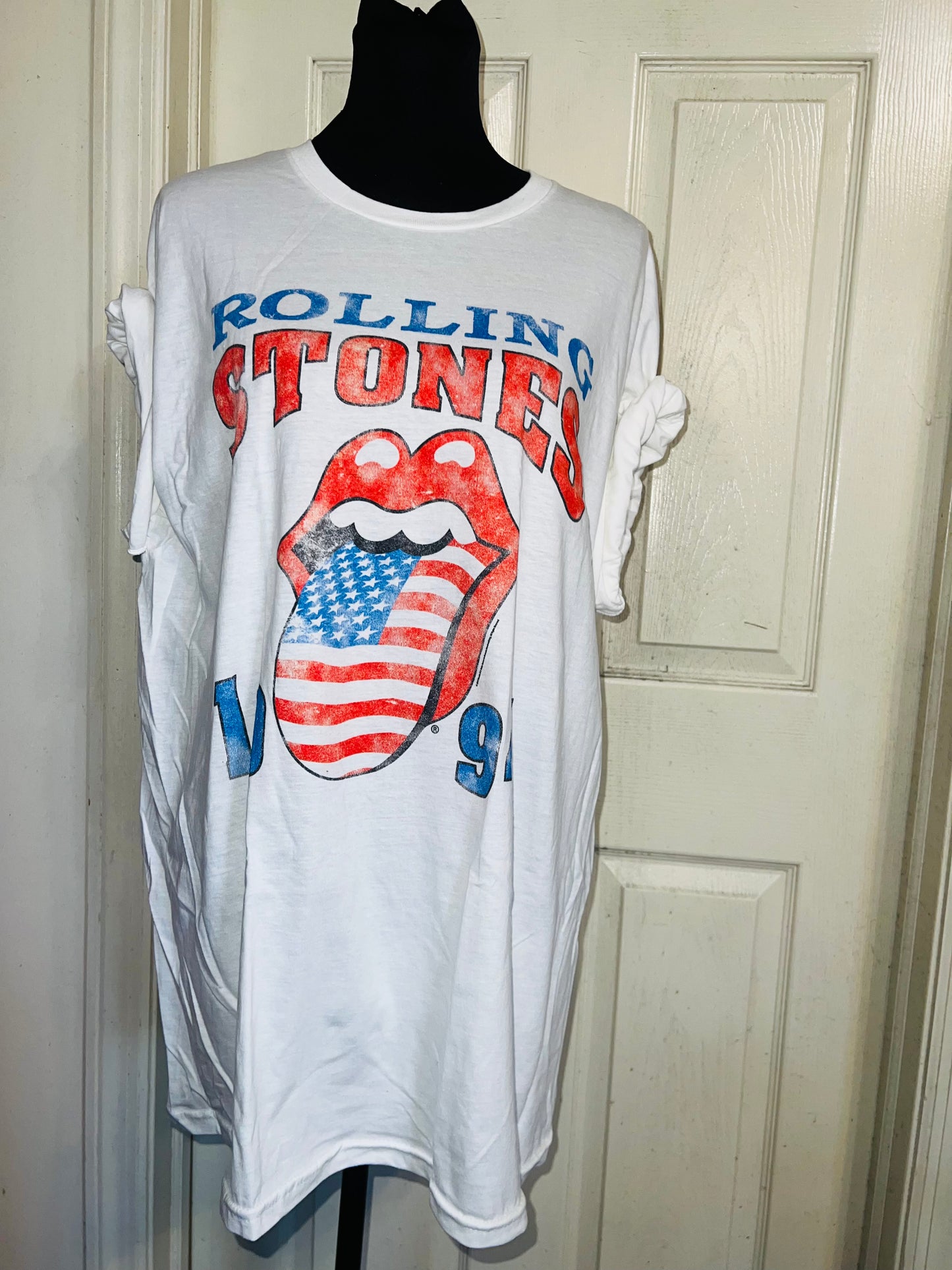 The Rolling Stones Oversized Distressed Tee