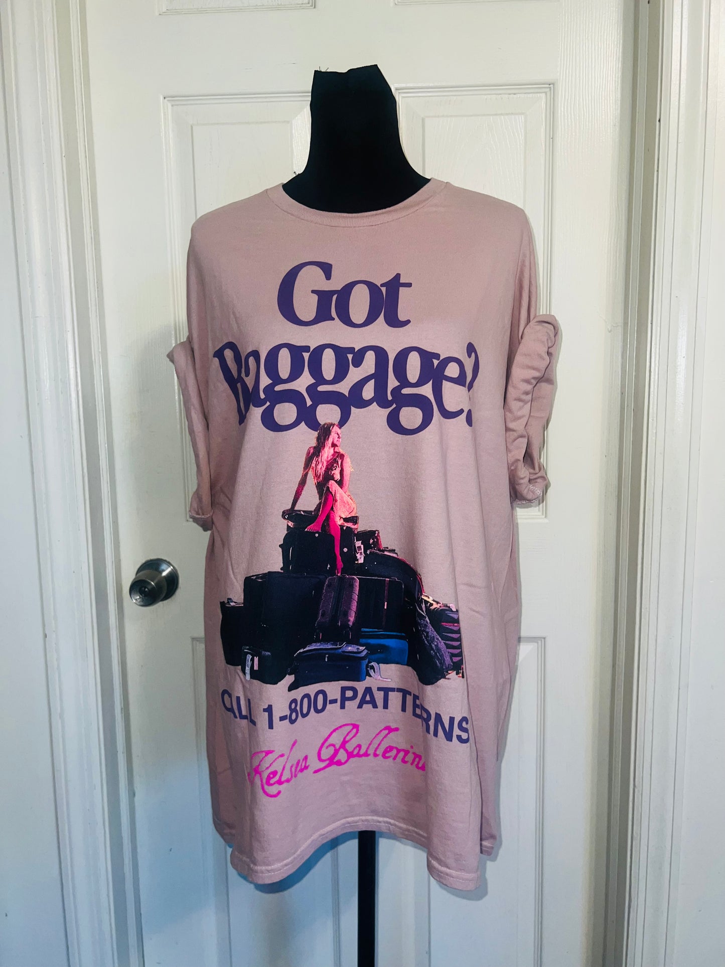 Kelsea Ballerini Oversized Distressed Tee
